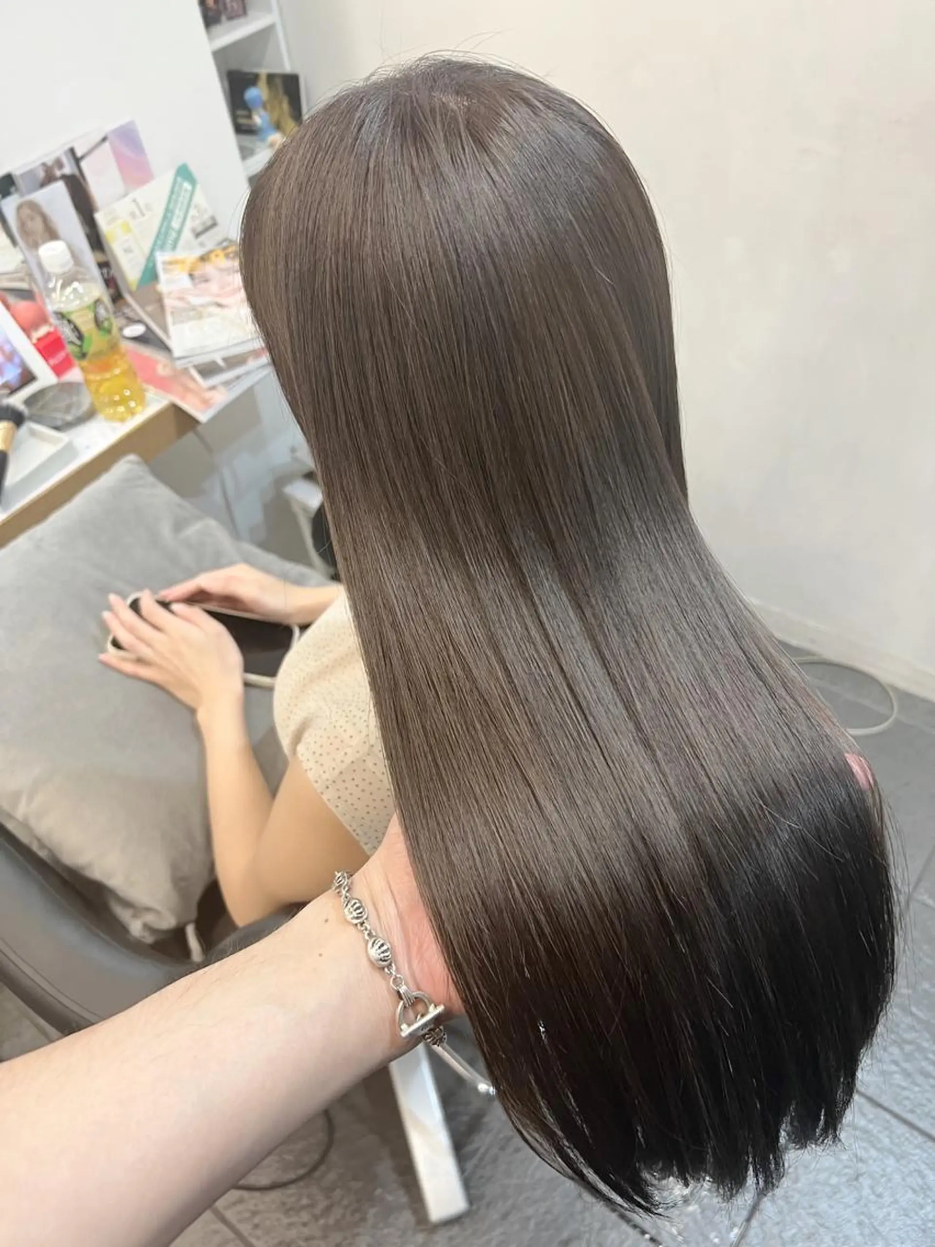 カラー ベージュカラー ラベンダーカラー カット ヘアカラー トリートメント ヘッドスパ グレージュ/髪質改善 Yamato.hのヘアスタイル