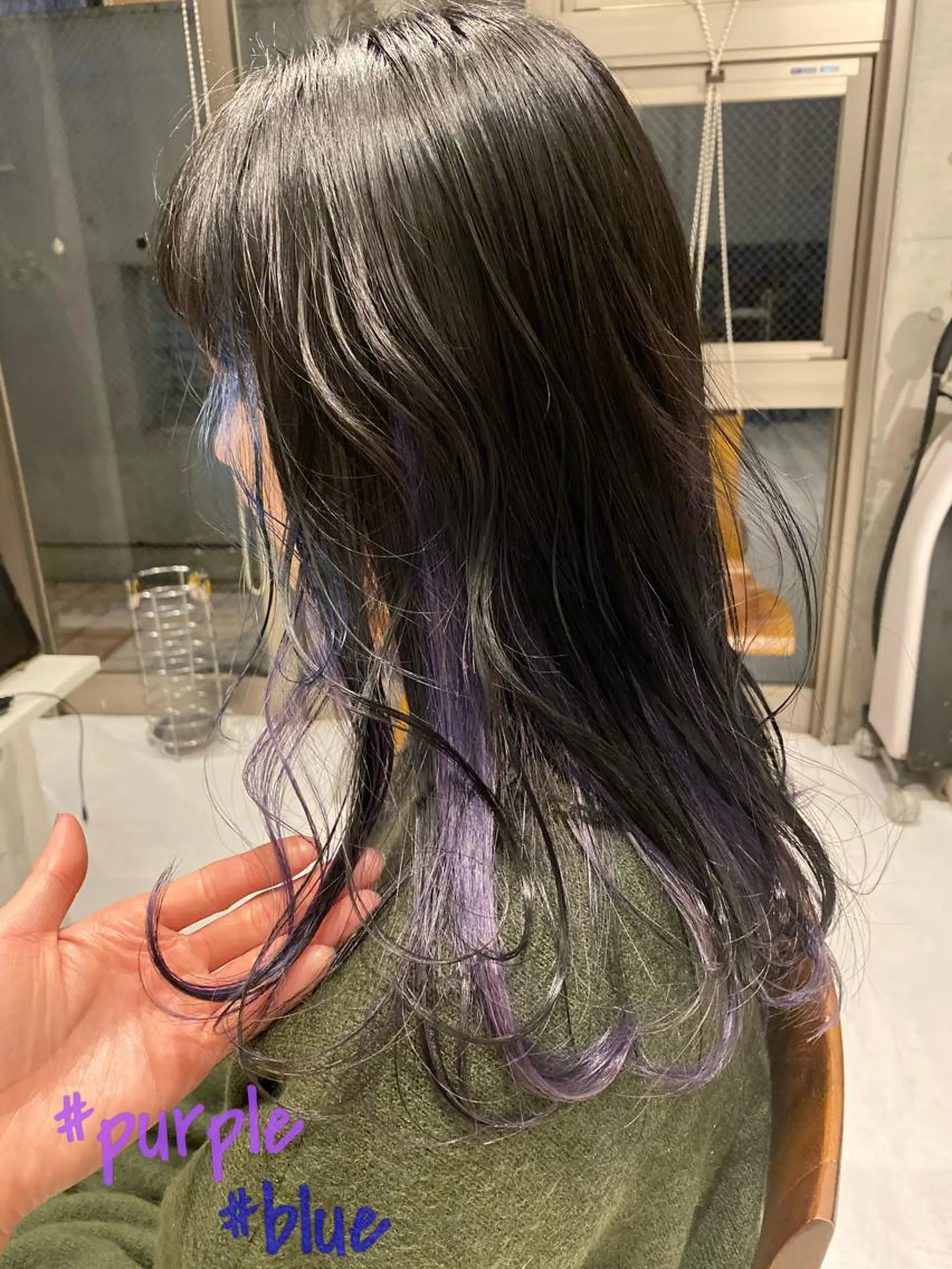 セミロング カラー ヘアアレンジ ブリーチなし透け感/ マンツーマン/Ryoのヘアスタイル