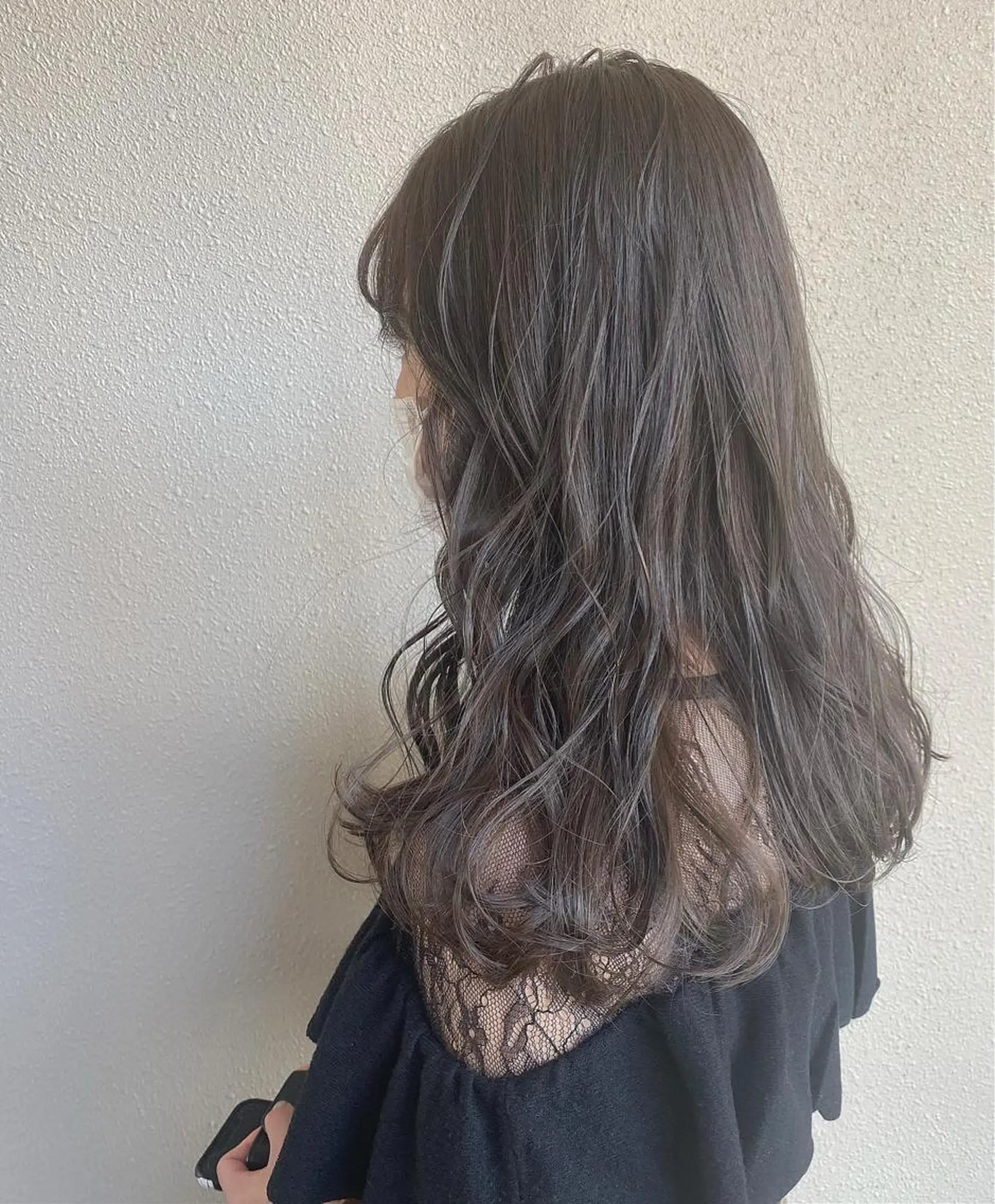 ミディアム カラー カット ヘアカラー トリートメント GiseL アンリのヘアスタイル