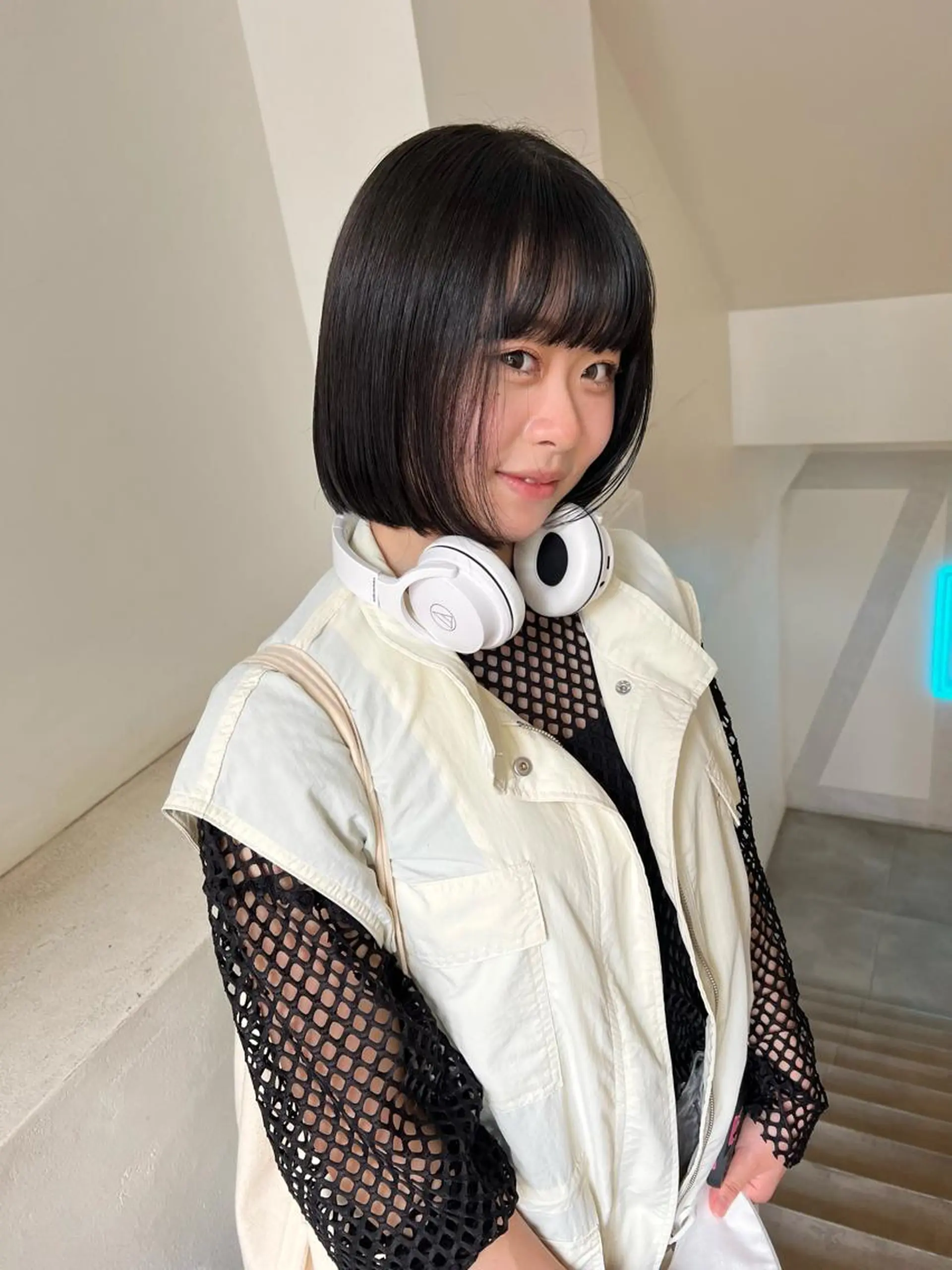 ショート ボブ 顔周りカット/透明感 カラー✂️MEIのヘアスタイル