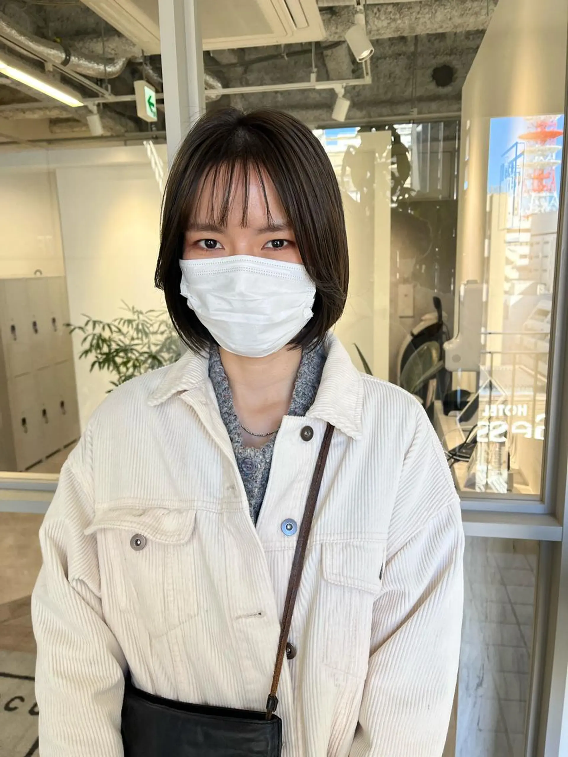 ショート カラー ヘアアレンジ 🫧umu.🫧韓国 /レイヤー/ハッシュのヘアスタイル