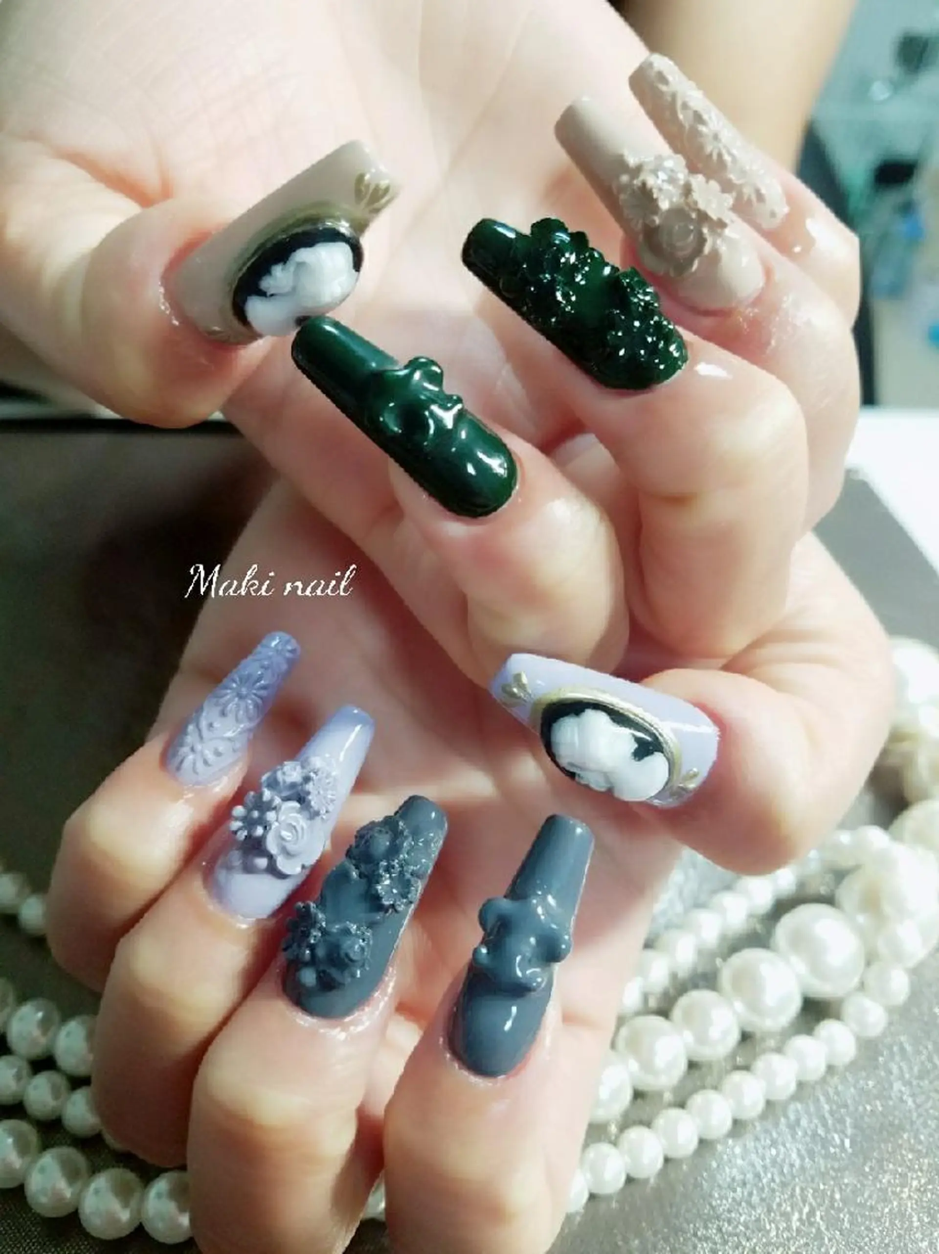 ネイル スカルプネイル   MAKI NAILのネイルデザイン