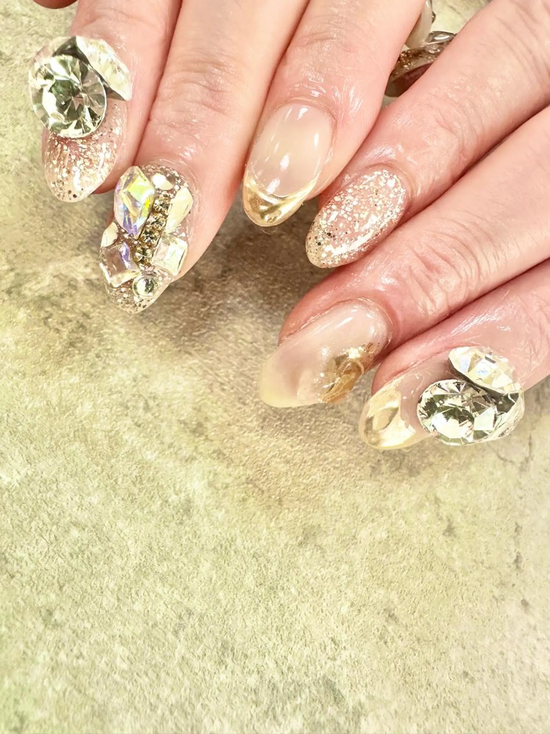 ネイル フットネイル フレンチネイル ジェルネイル グラデーション キラキラネイル ハンドネイル .N YUKIのネイルデザイン