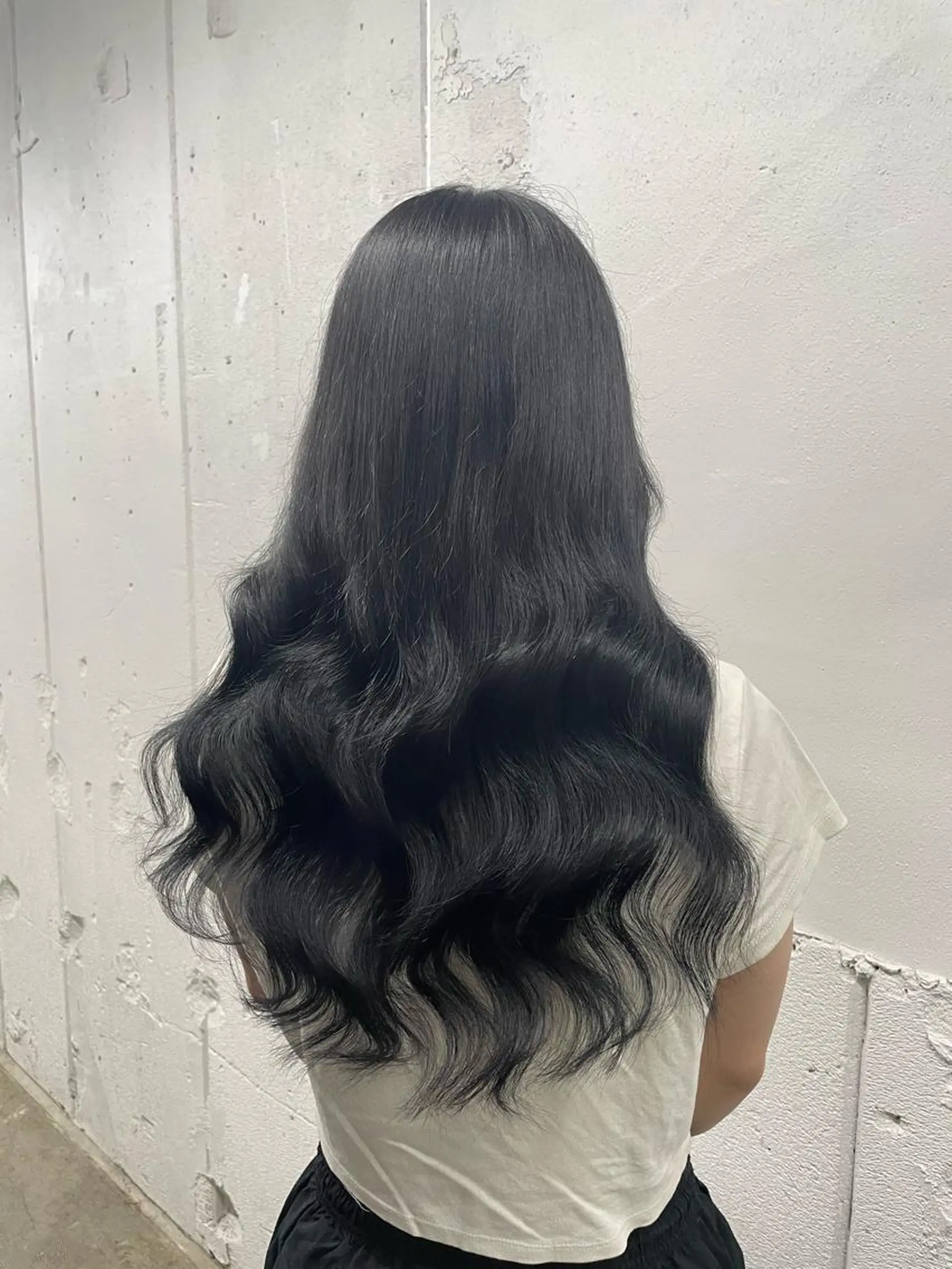 ロング カラー シールエクステ バレイヤージュ ミストバング ダブルカラー  フェイスフレーミング ヘアカラー エクステ 🧡艶髪ちゅるん髪 🫧🧡YUKI❄️のヘアスタイル