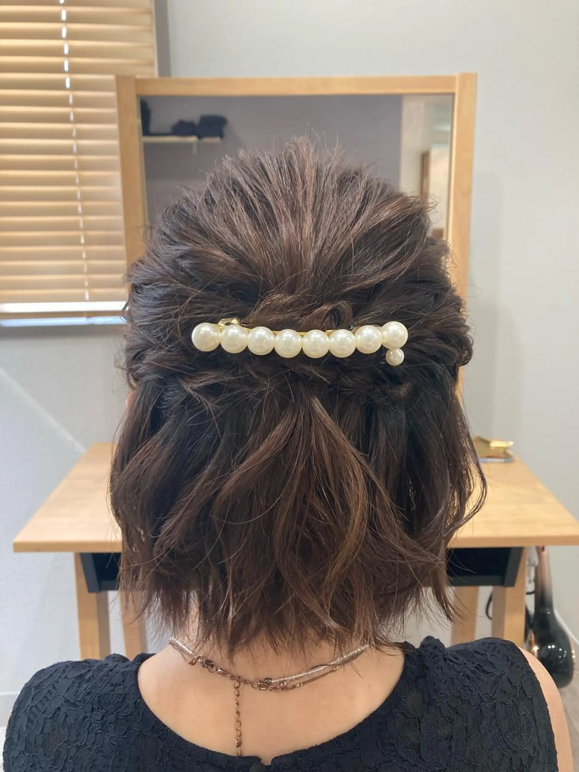 ミディアム ヘアアレンジ ハーフアップ ヘアセット Gypsoly ☺︎ゆきのその他イメージ