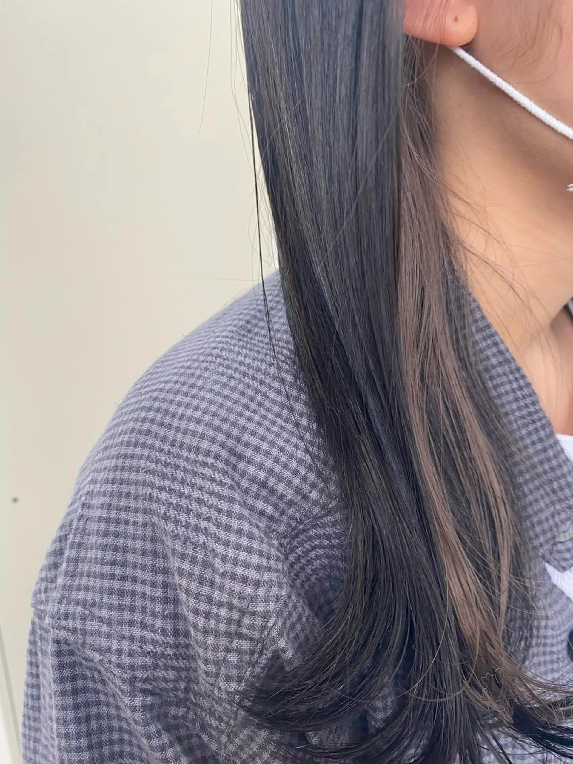 セミロング aoi ♡グレージュ ・ベージュカラーのヘアスタイル