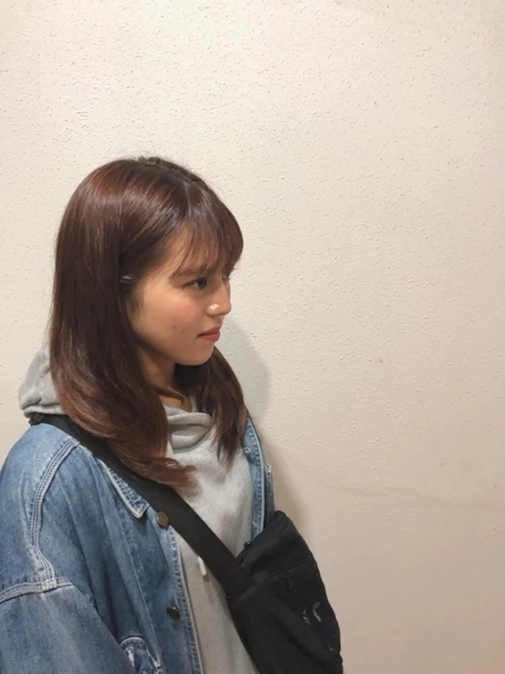 ミディアム カラー ヘアアレンジ ベージュカラー ピンクカラー ピンクベージュ カット ヘアカラー トリートメント EMANON大宮 ANNEX所属・Joshua / 素髪改善のヘアスタイル