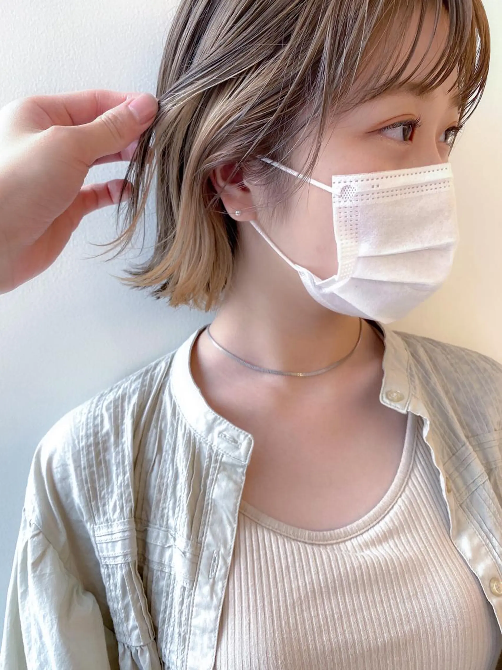ショート カラー ボブ特化美容師/ ボブパーマ/ミツイのヘアスタイル