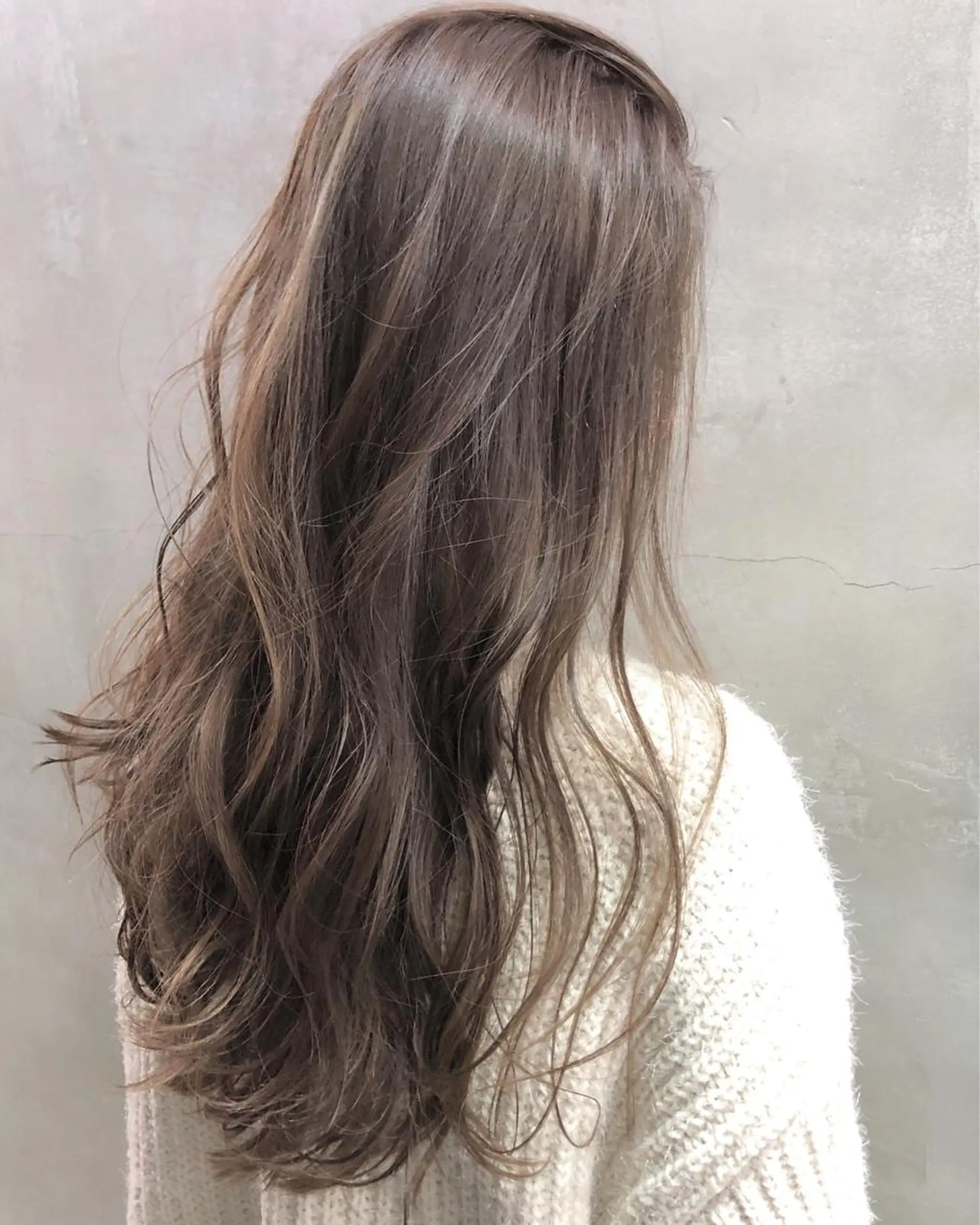 セミロング カラー 北間 寛哉のヘアスタイル