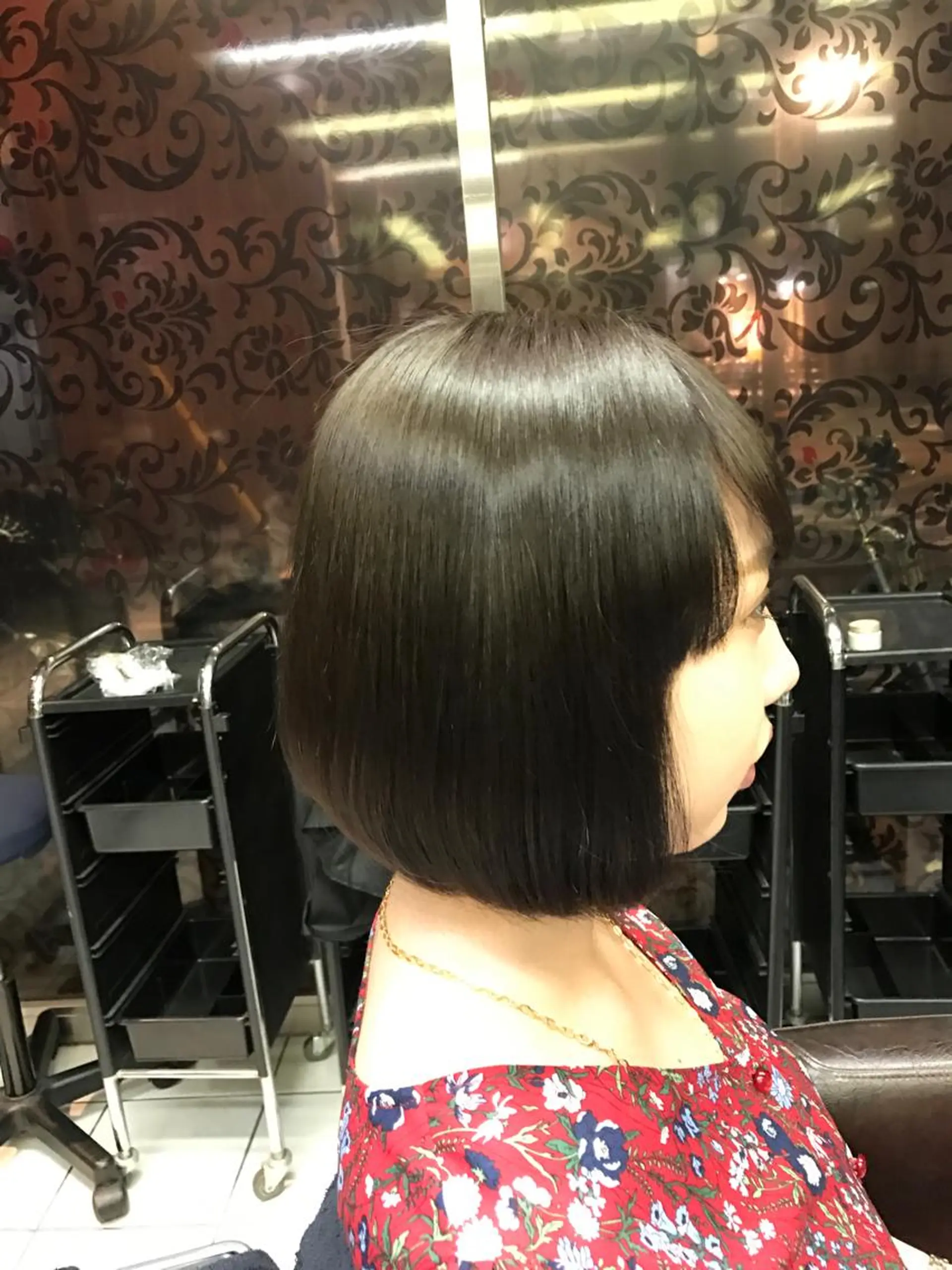 ショート カラー ボブ トリートメント 中川 拓弥のヘアスタイル