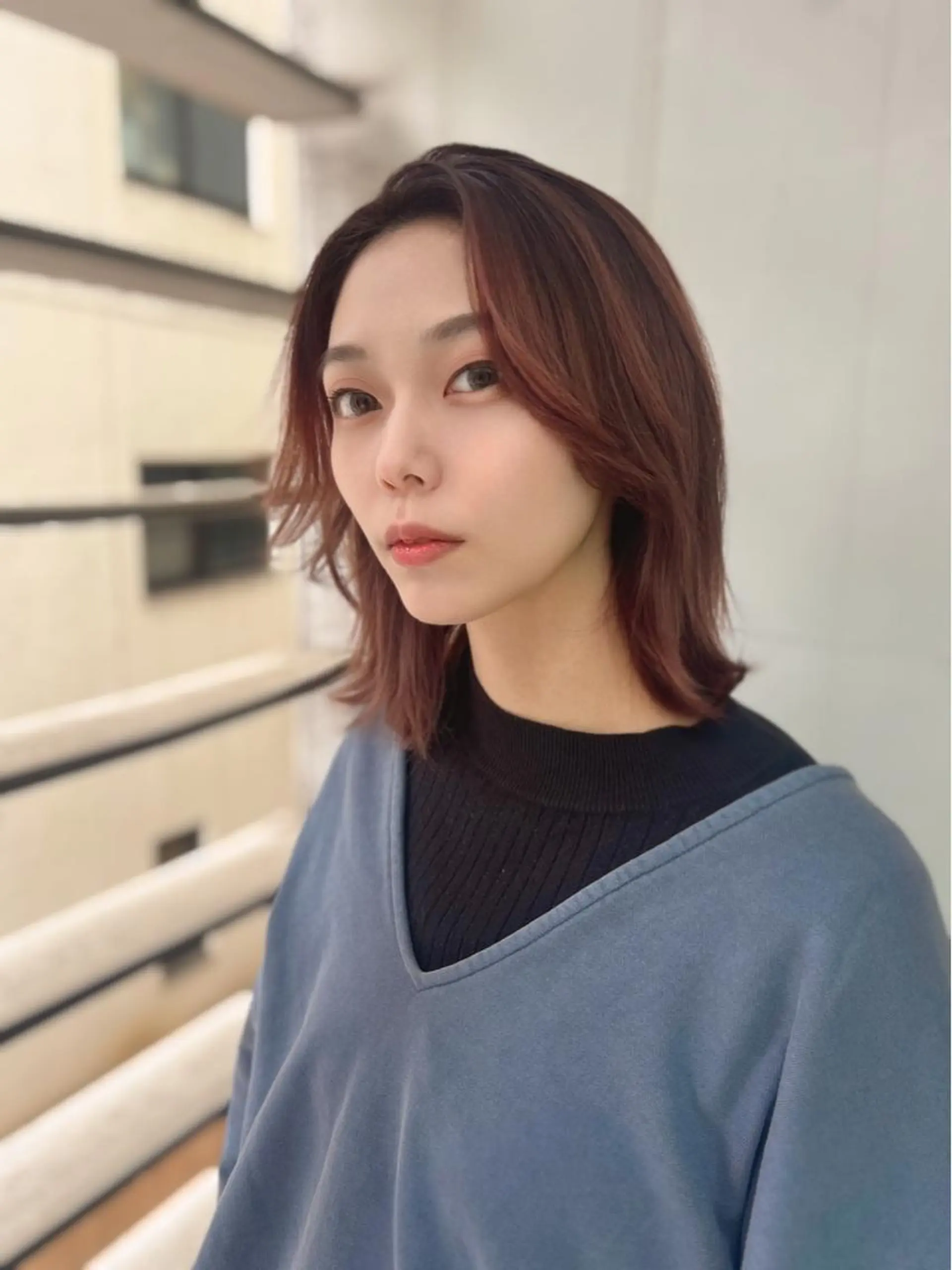 ミディアム カラー ベージュカラー ピンクカラー 銀座/カラー 🎀momo🎀のヘアスタイル