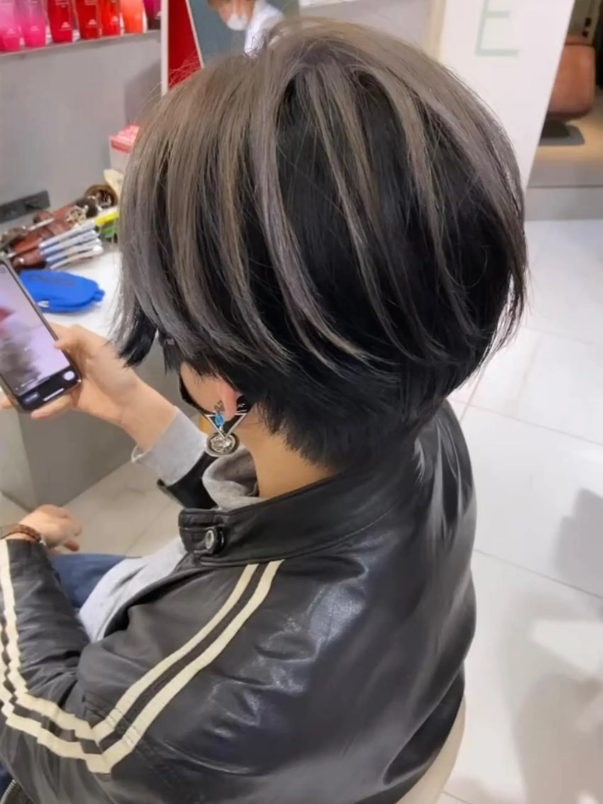 ショート カラー メンズ ヘアカラー 浅野 匠のヘアスタイル