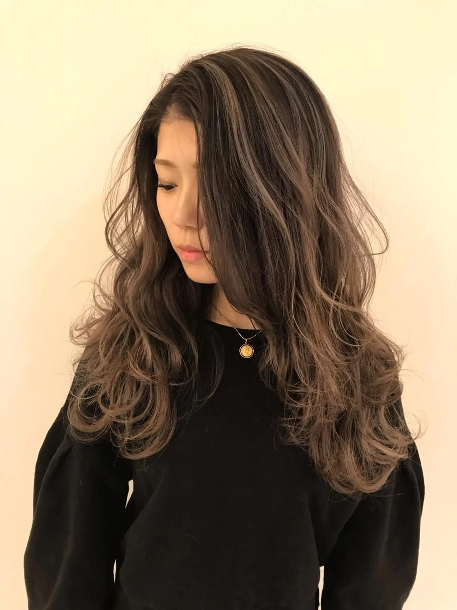 ロング カラー シールエクステ⭐️ オオミタクヤのヘアスタイル