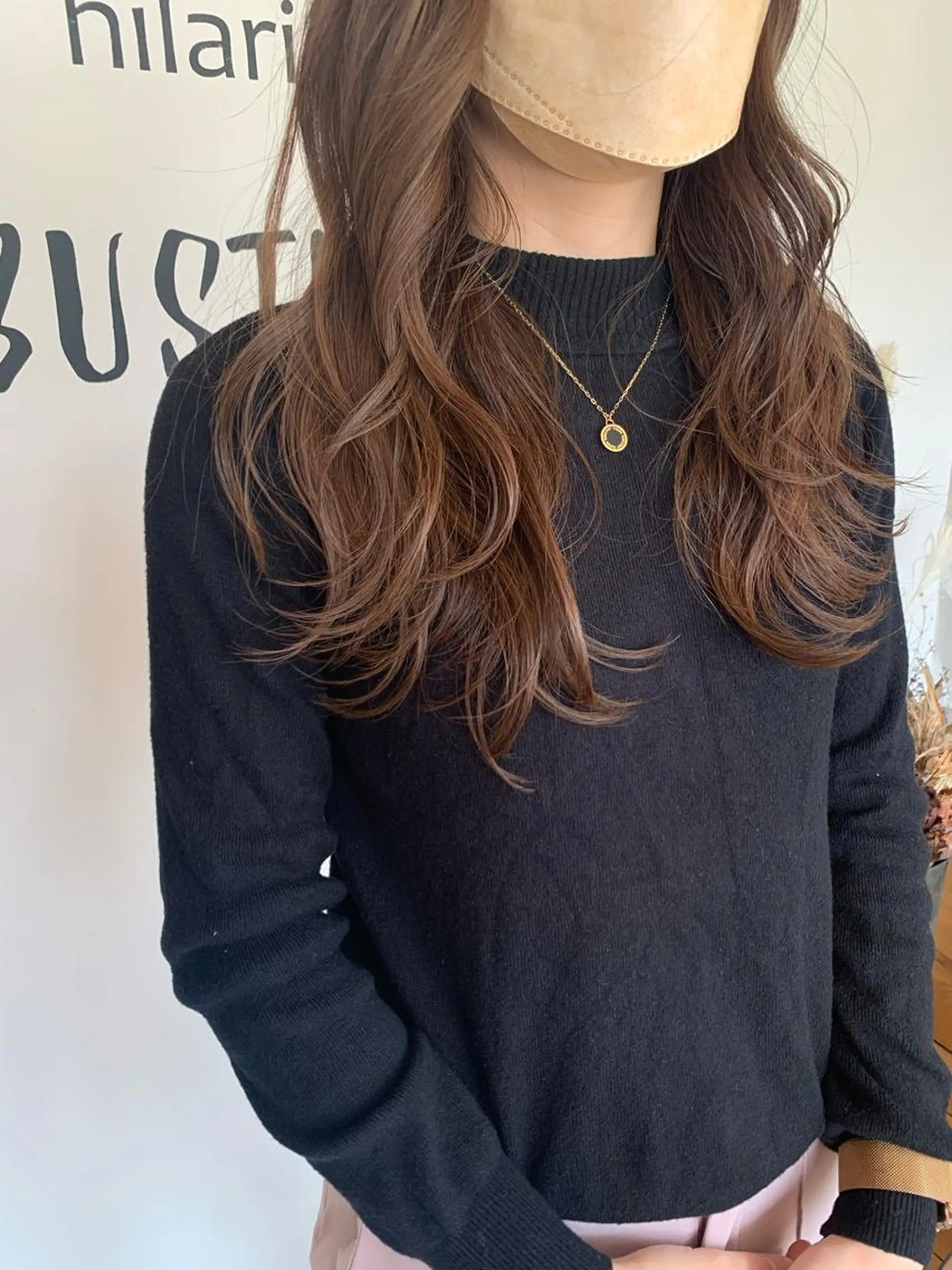 ロング カラー 中西 未有のヘアスタイル