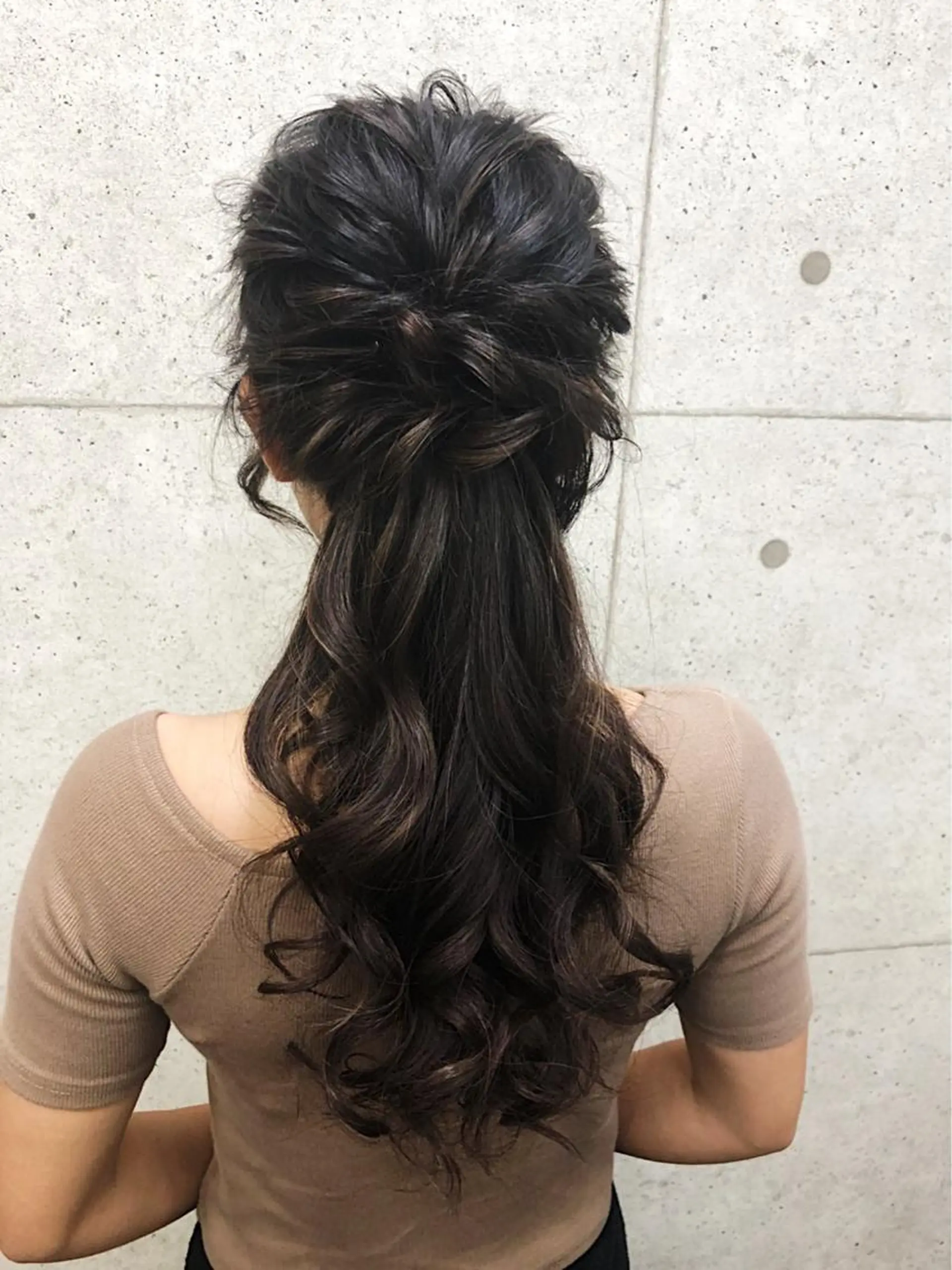 ロング デート 京都最安価エクステ muuka🦋のヘアスタイル