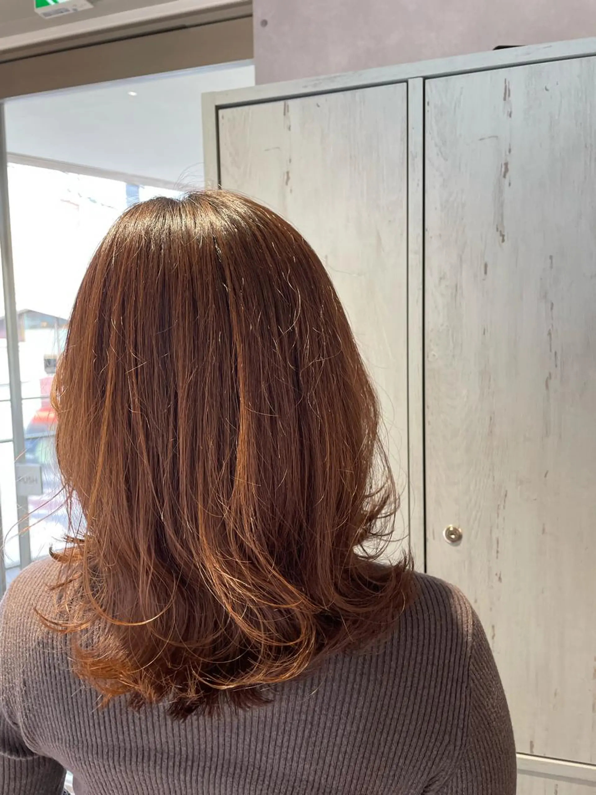 ミディアム カット 韓国風/オシャレ /縮毛矯正/滝口琴未のヘアスタイル