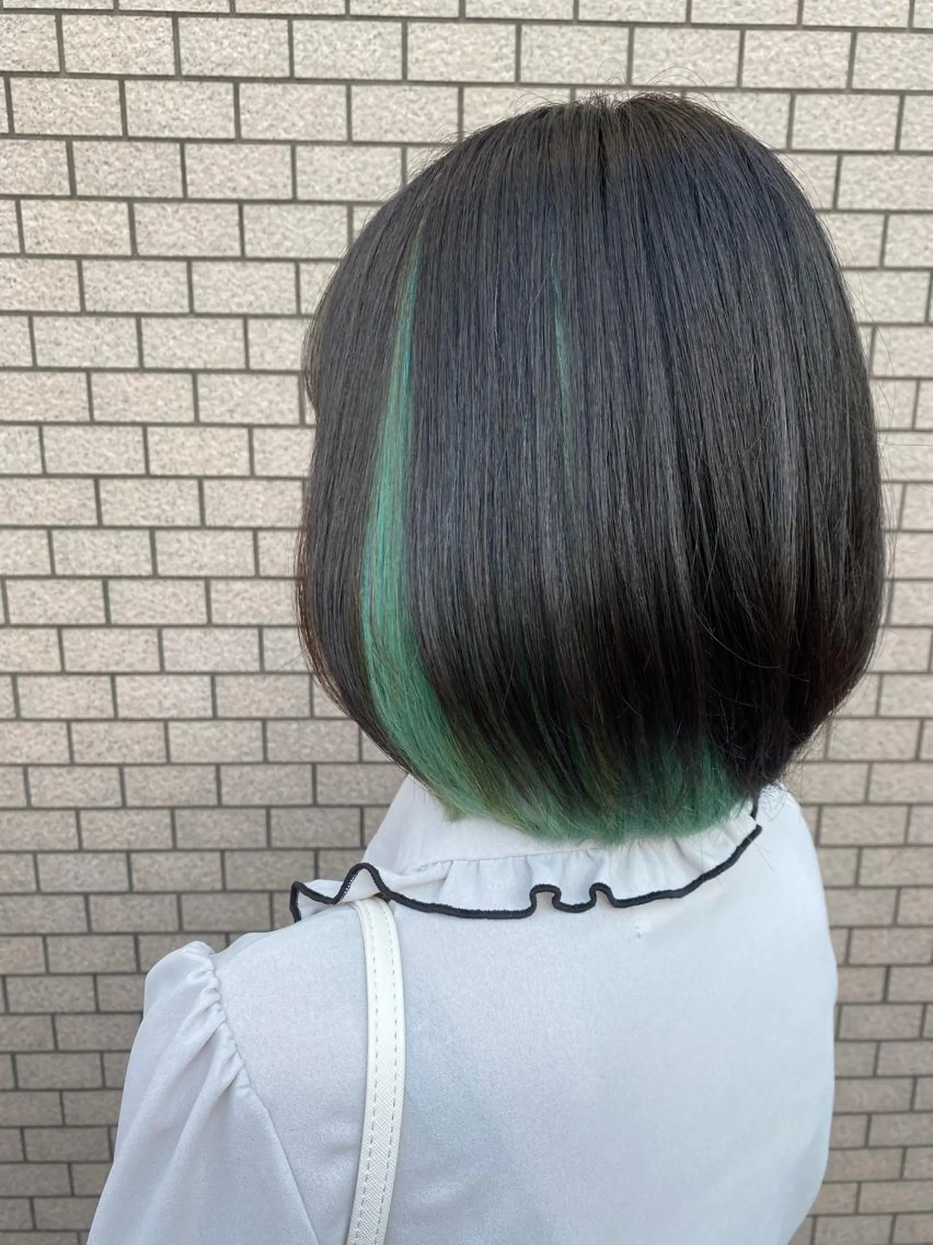 ミディアム カラー 岡本 拓朗のヘアスタイル