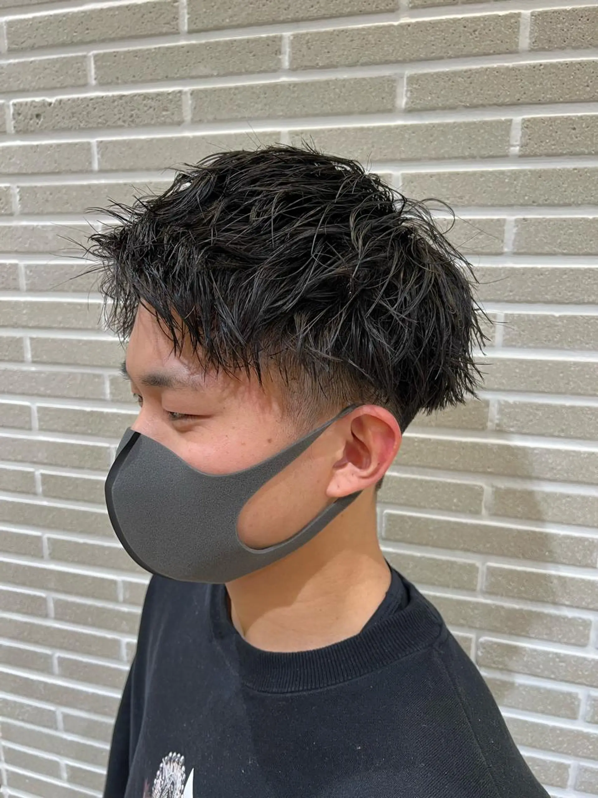 パーマ メンズ メンズパーマ カット パーマ 赤本悠斗波巻きパーマ メンズパーマのヘアスタイル