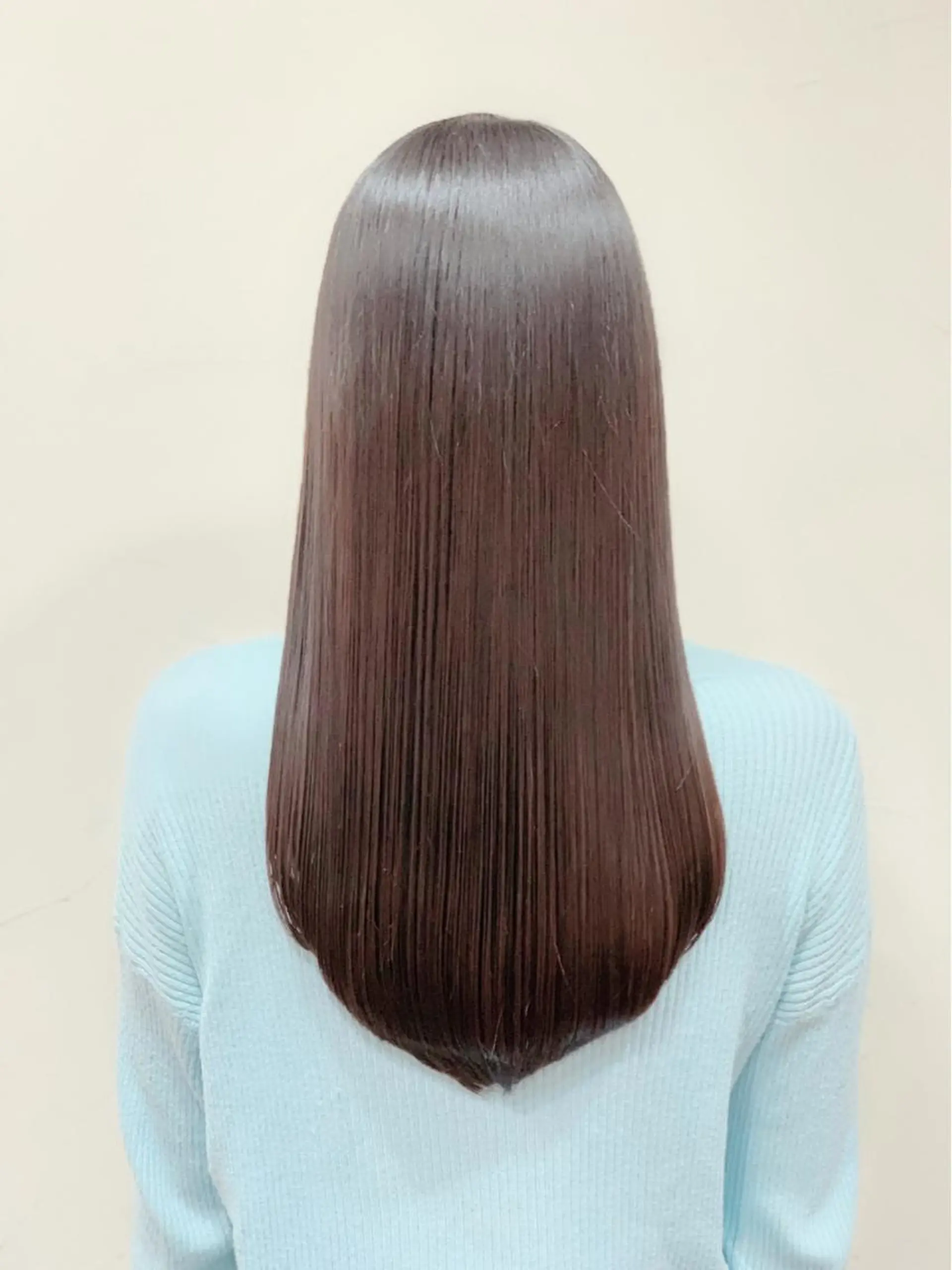 ロング カラー カット 縮毛矯正 トリートメント ヤノ ナオミのヘアスタイル