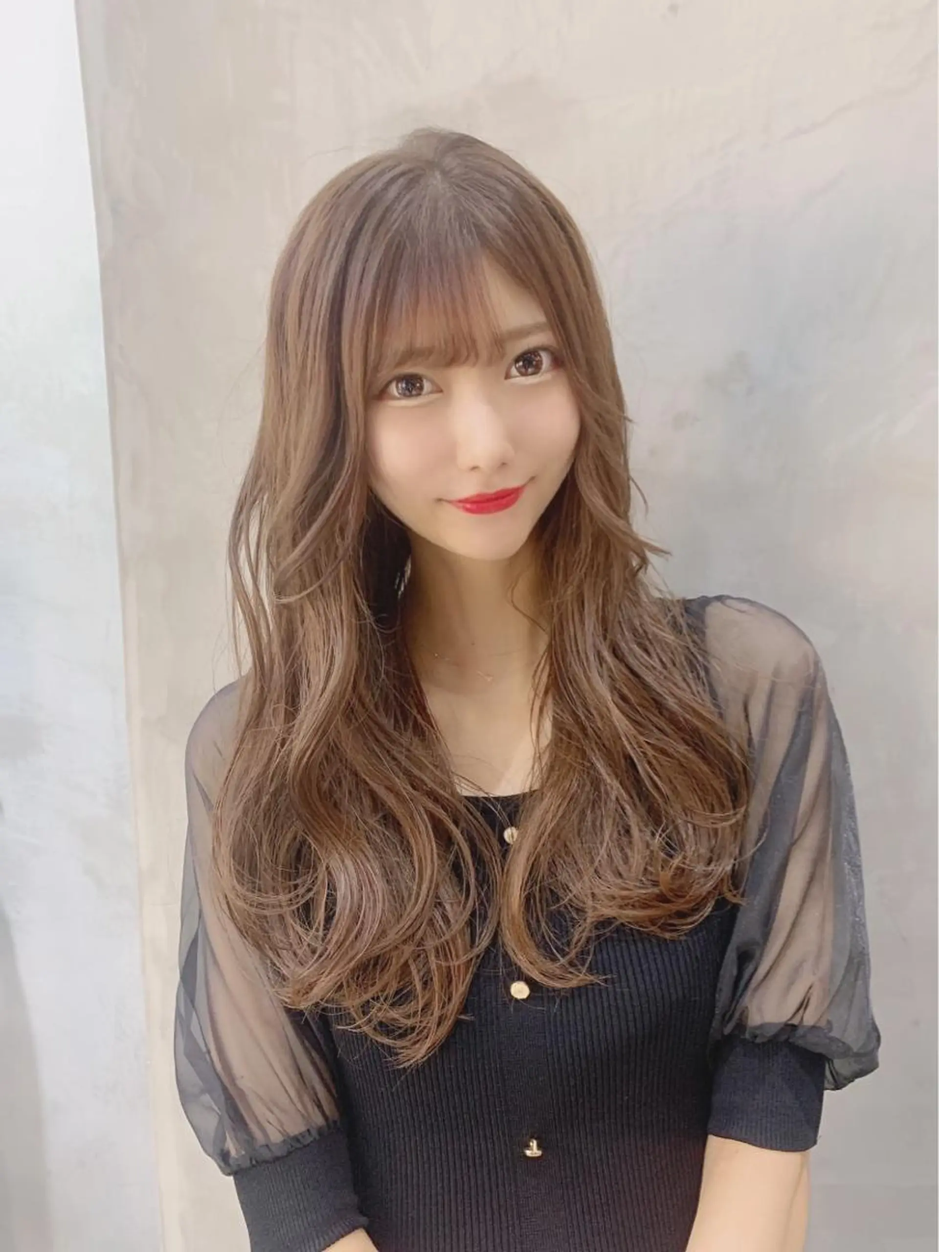 ミディアム カラー 韓国ヘア 店長NEGIのヘアスタイル