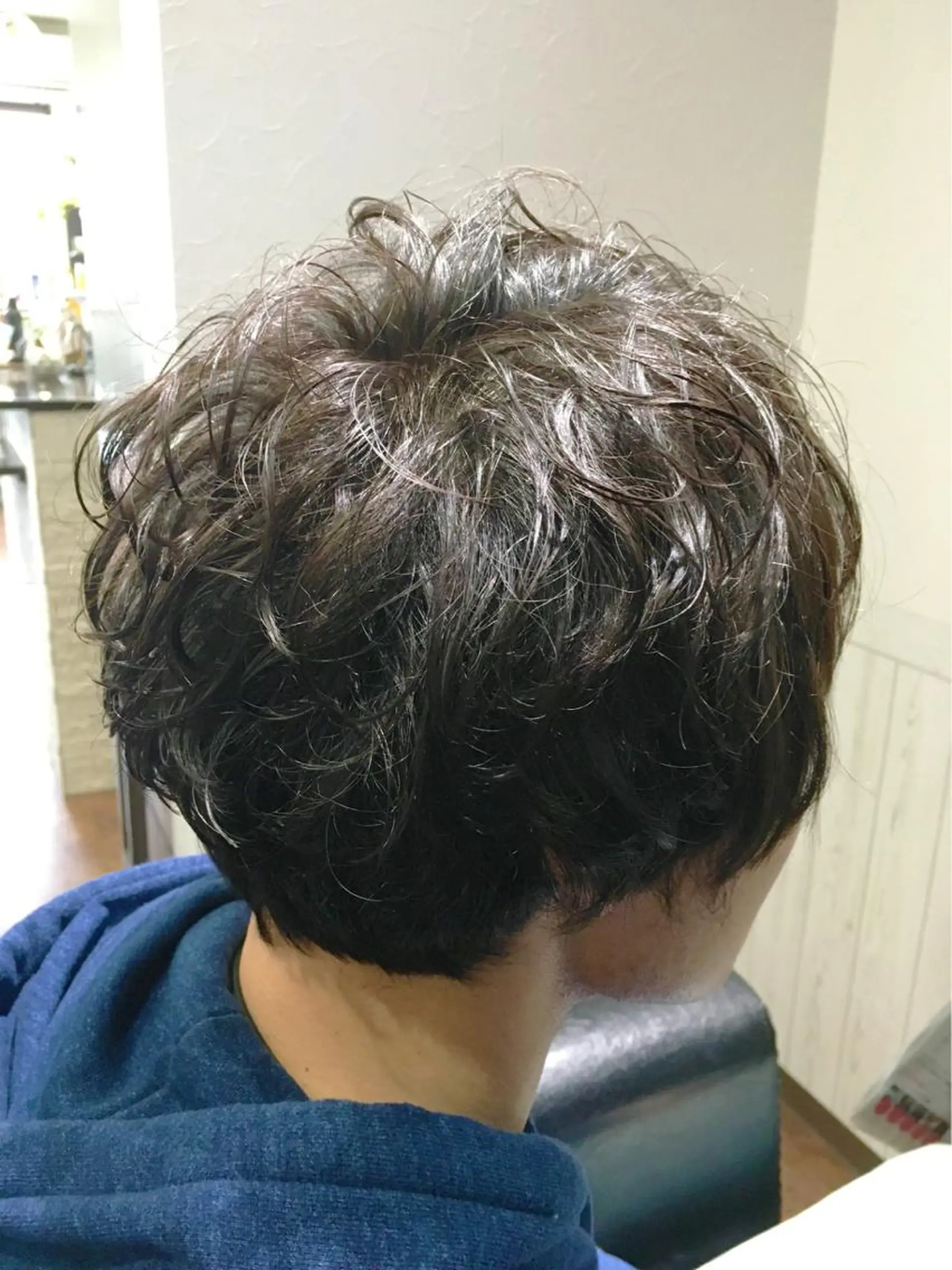 ショート パーマ メンズ メンズパーマ くせ毛 Rise Heart 中村 裕介のヘアスタイル