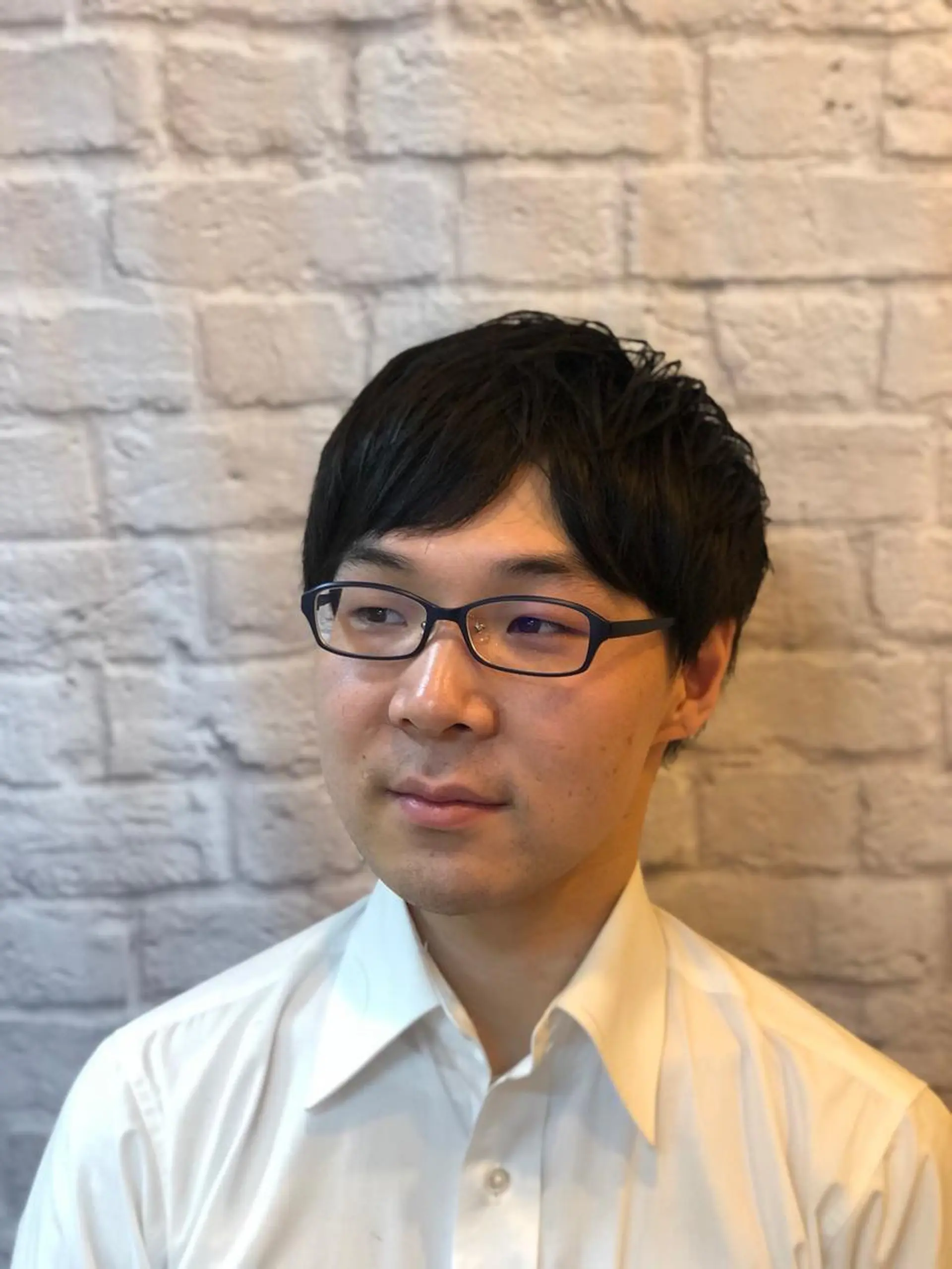 ミディアム メンズ 和田 龍平のヘアスタイル