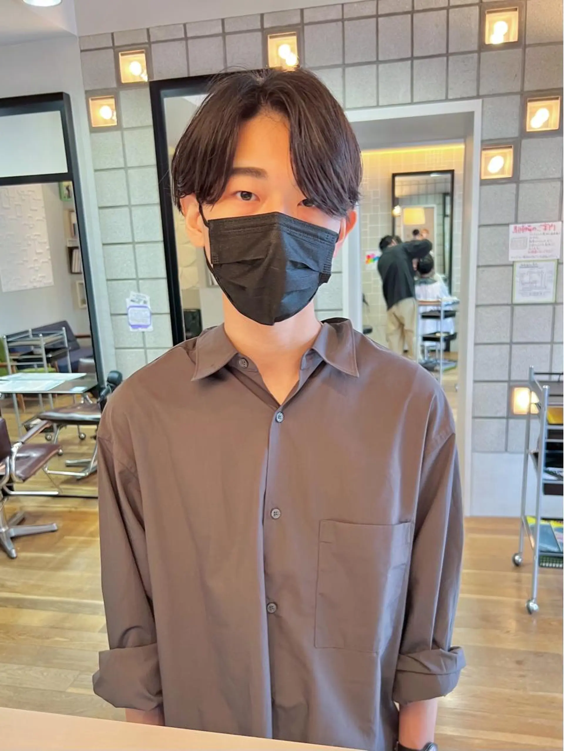 パーマ メンズ メンズパーマ メンズパーマ/フェ ザーパーマ/古川晴輝のヘアスタイル