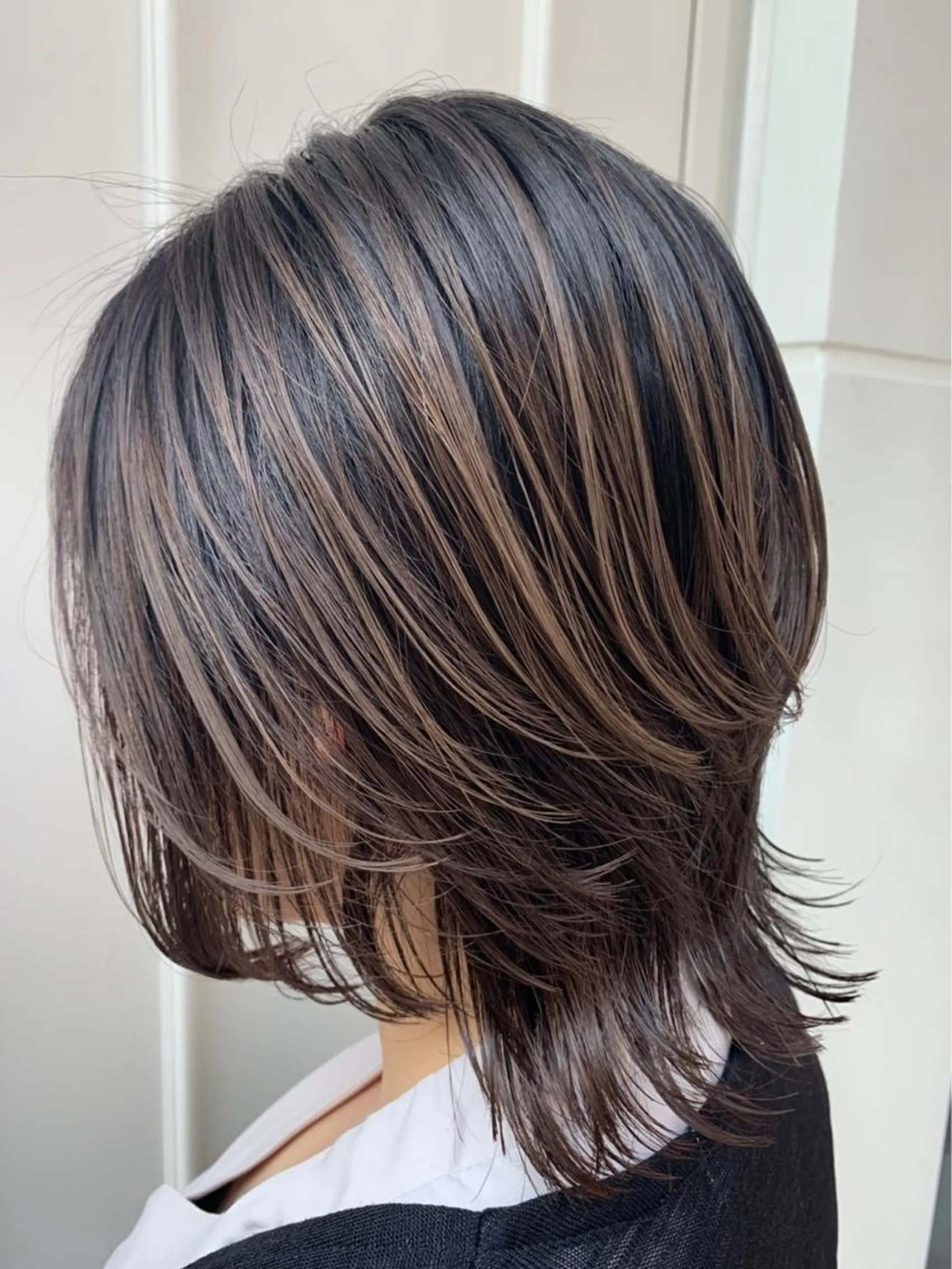 ミディアム カラー ハイライトカラー ハイライト 🫟Blanco🫟 Color&Careのヘアスタイル