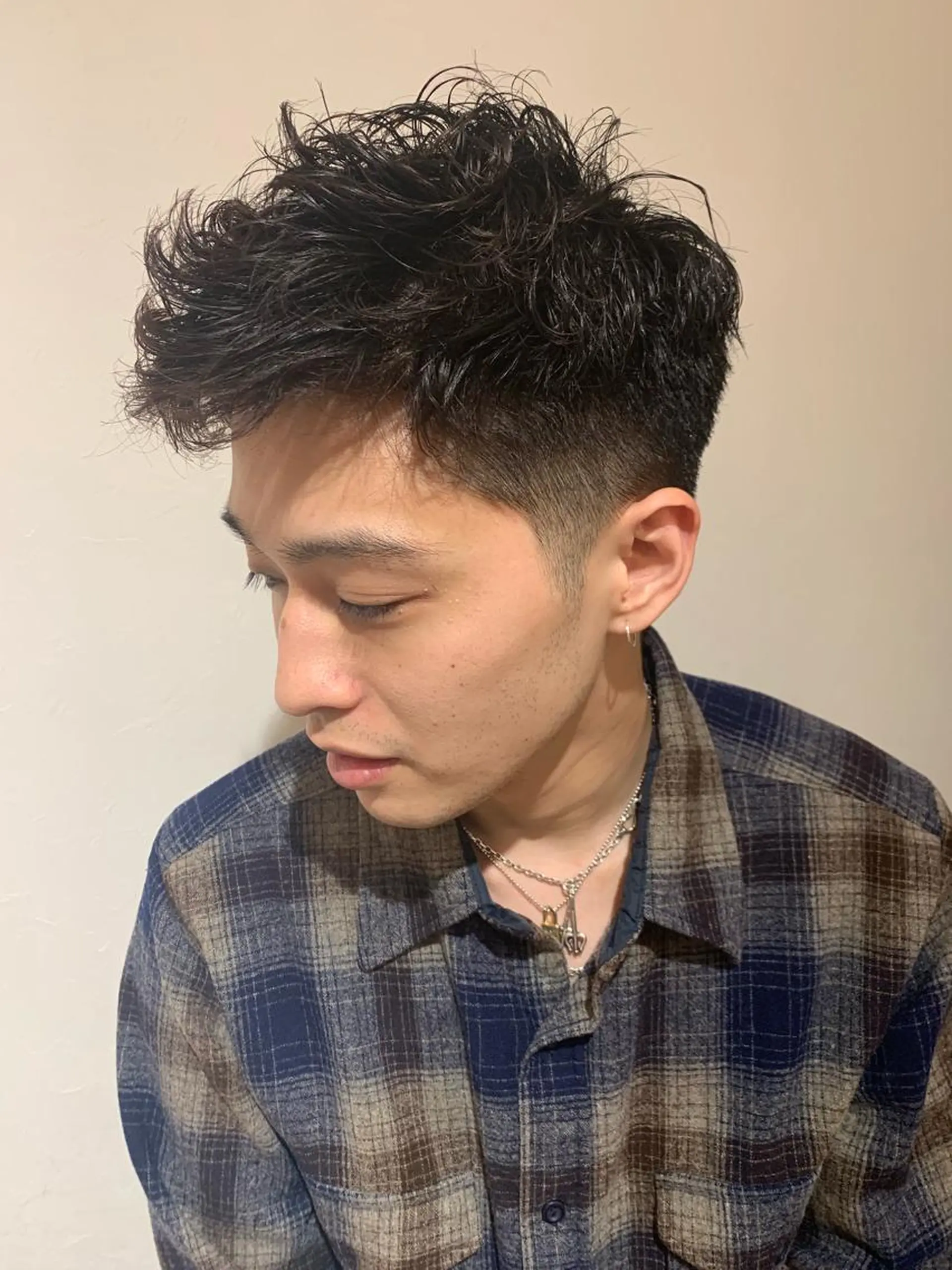 パーマ メンズ メンズパーマ 🦋レイヤーカット ミドリカワ🦋のヘアスタイル