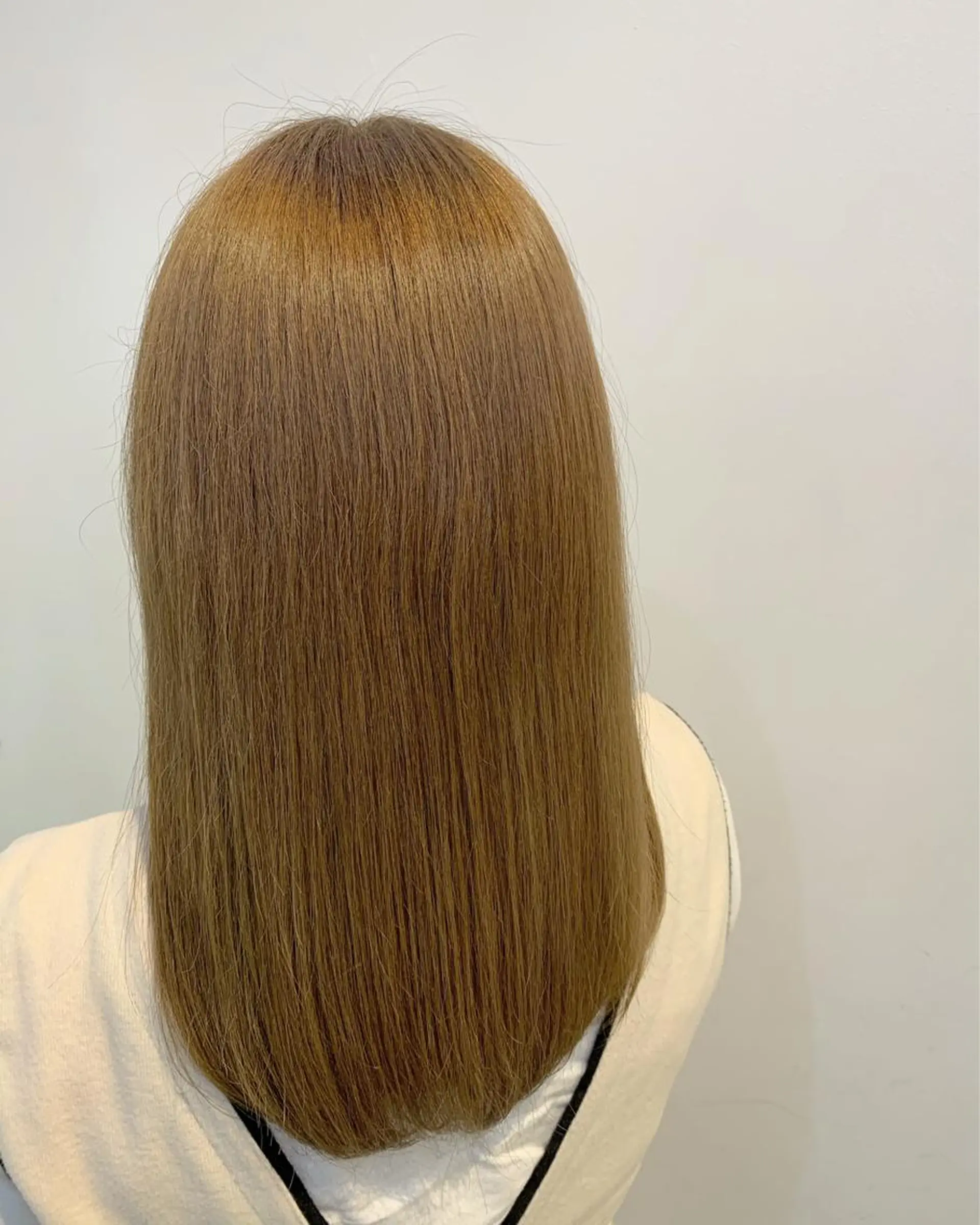 ミディアム カラー ベージュカラー トリートメント 透けるbrown カラー🎗♡yukaのヘアスタイル