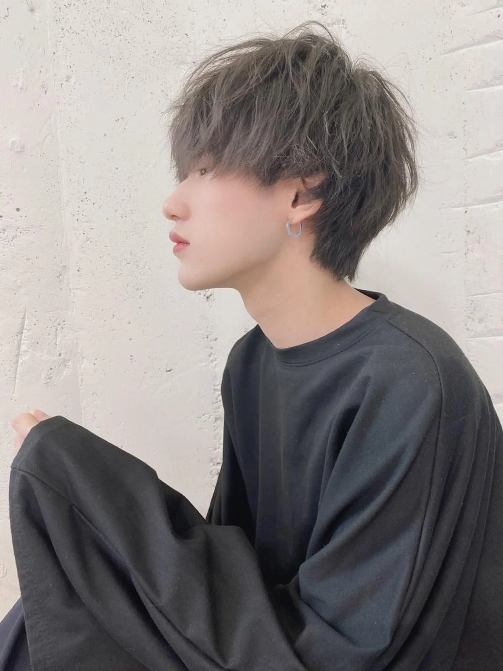 ショート メンズ ［銀座］淡色 ラベンダー🫧大村のヘアスタイル