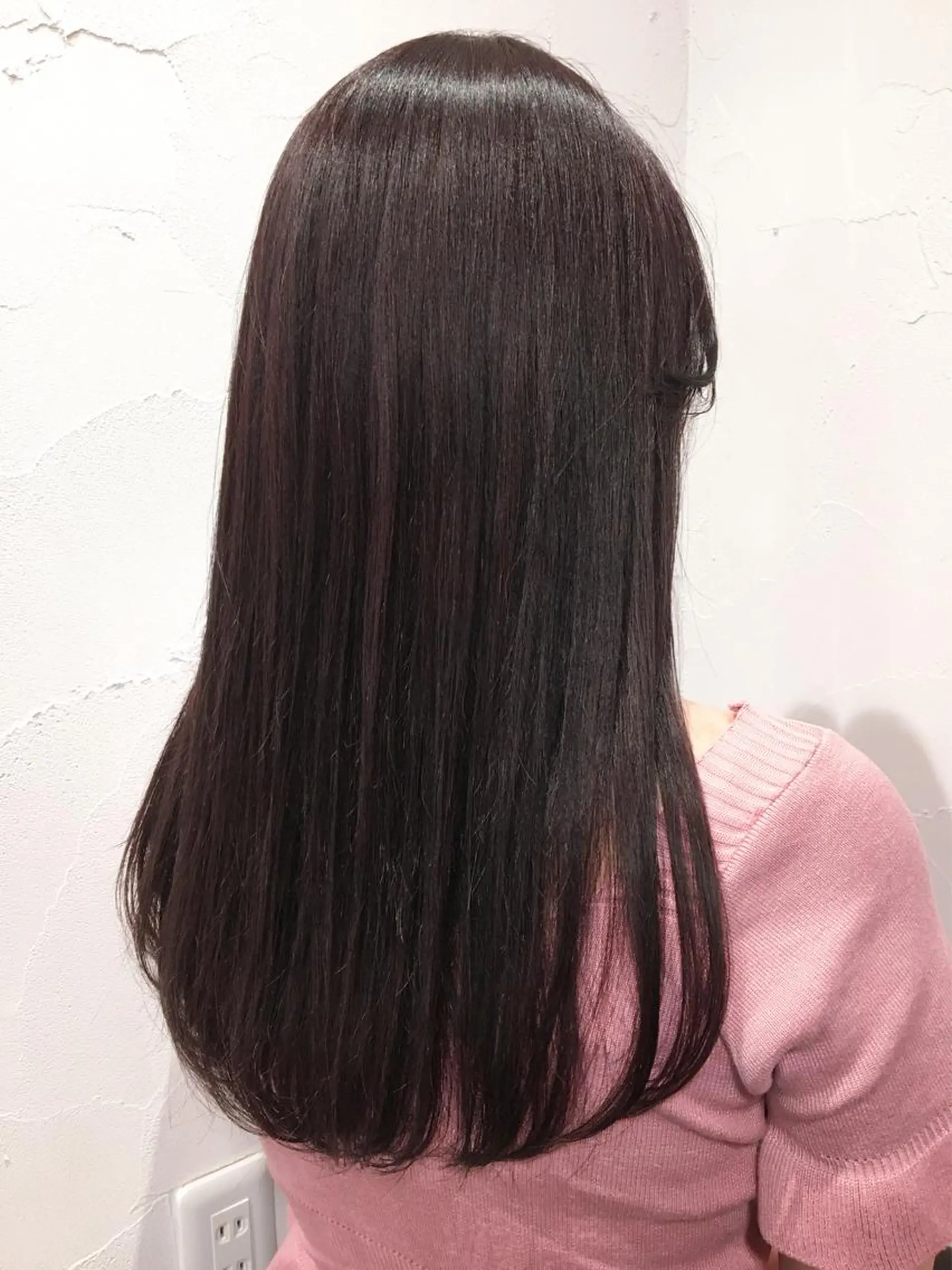 ロング カラー カット 縮毛矯正 鈴木 咲輝のヘアスタイル