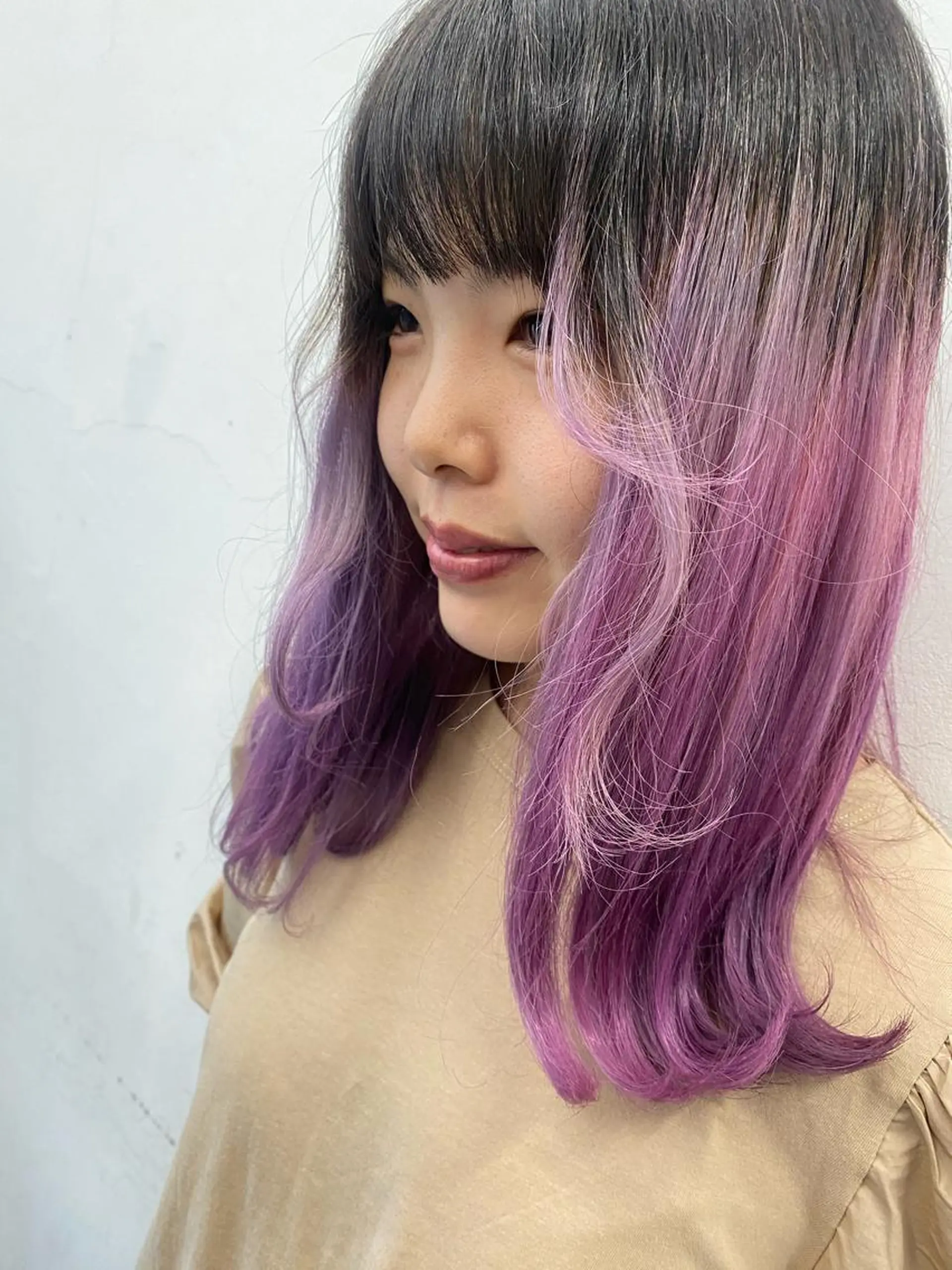 カラー サイレント美容師 アイリィのヘアスタイル