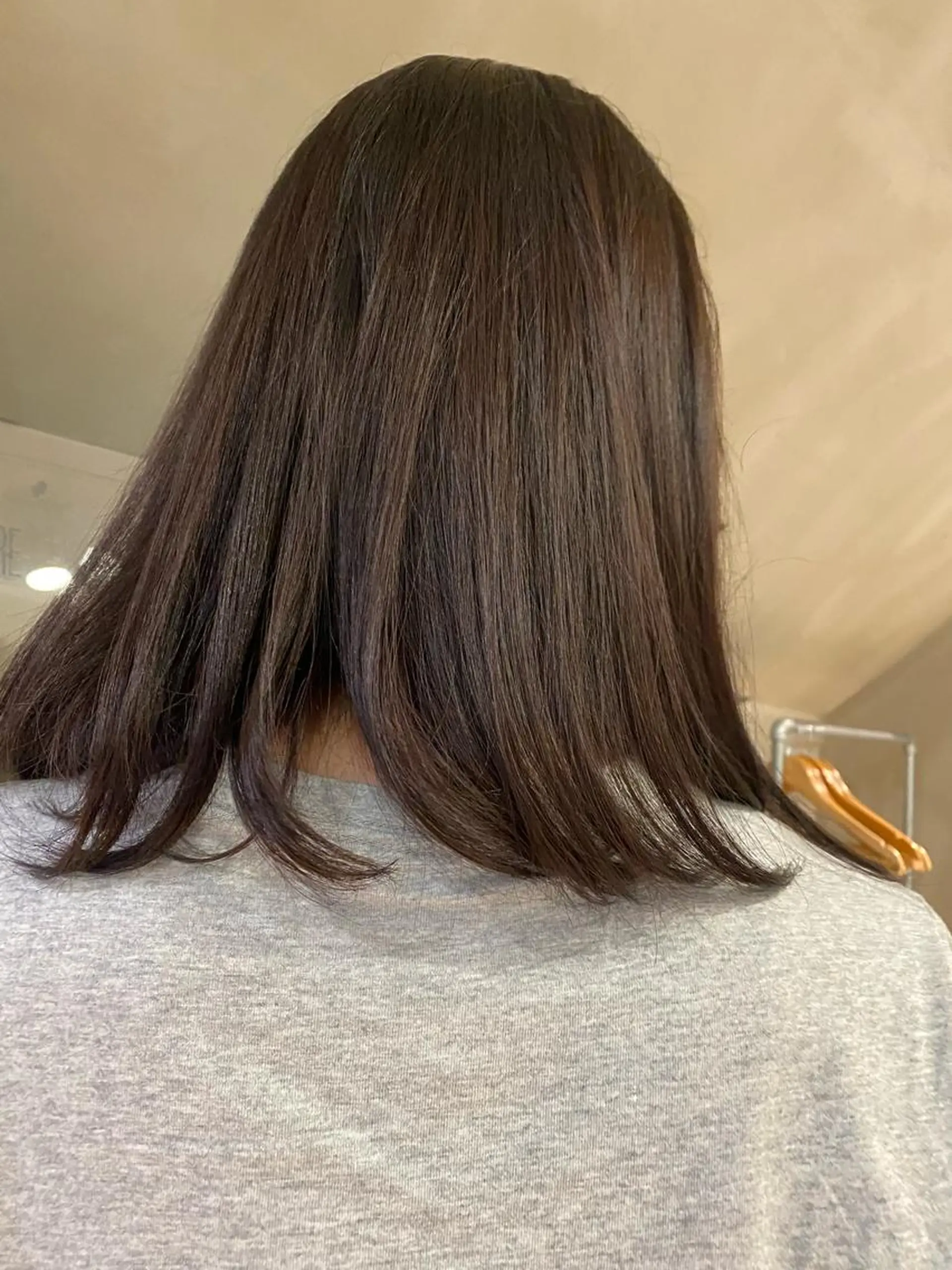 ミディアム カラー アカリ /パーマスタイルのヘアスタイル