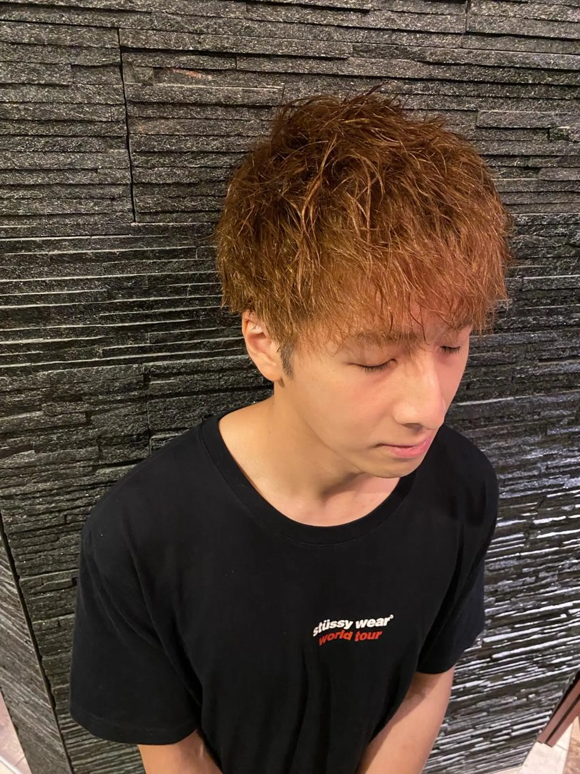 ミディアム 齋藤 大晟のヘアスタイル