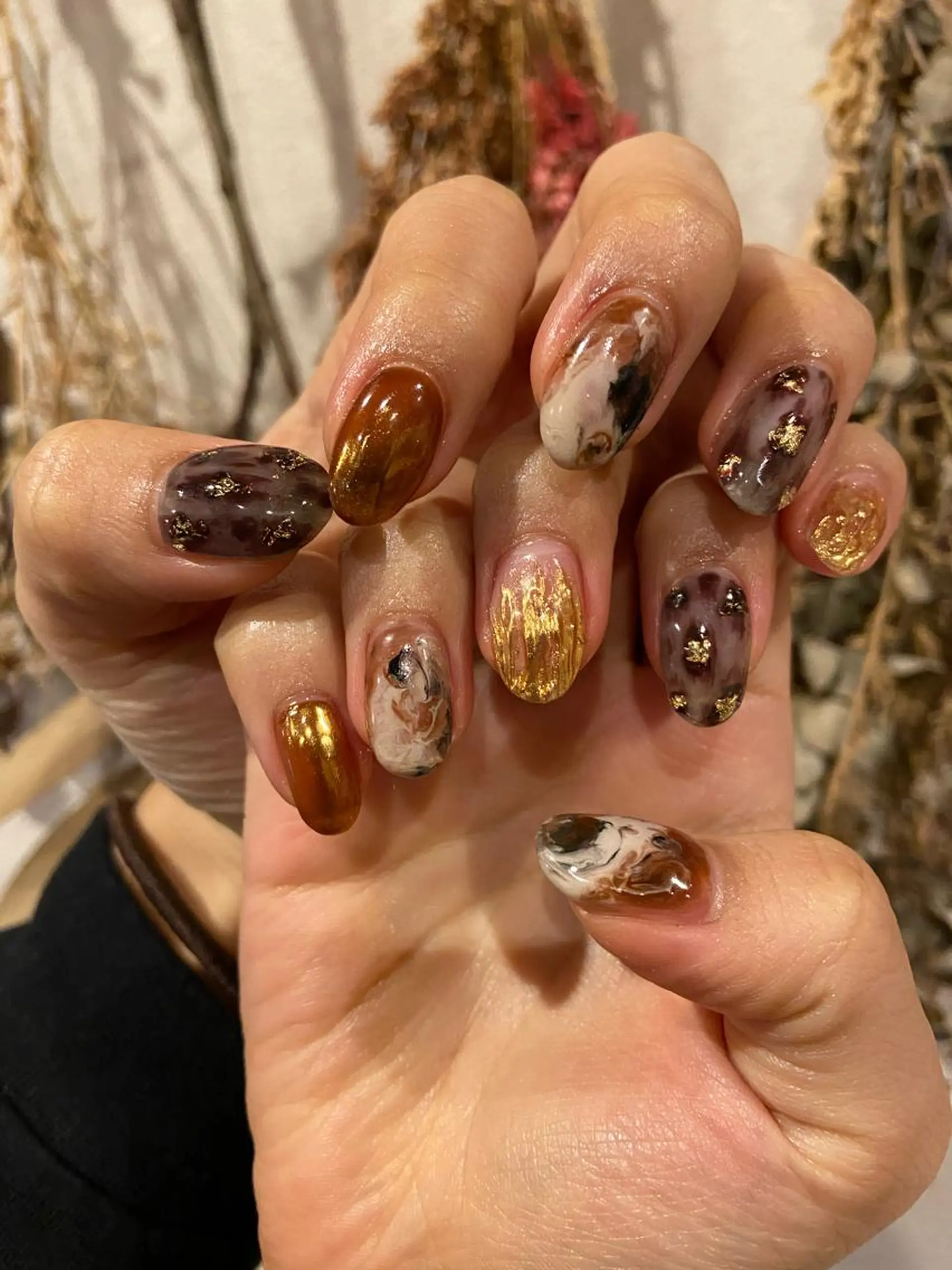 ネイル アートネイル ミラーネイル ニュアンスネイル . unffのネイルデザイン