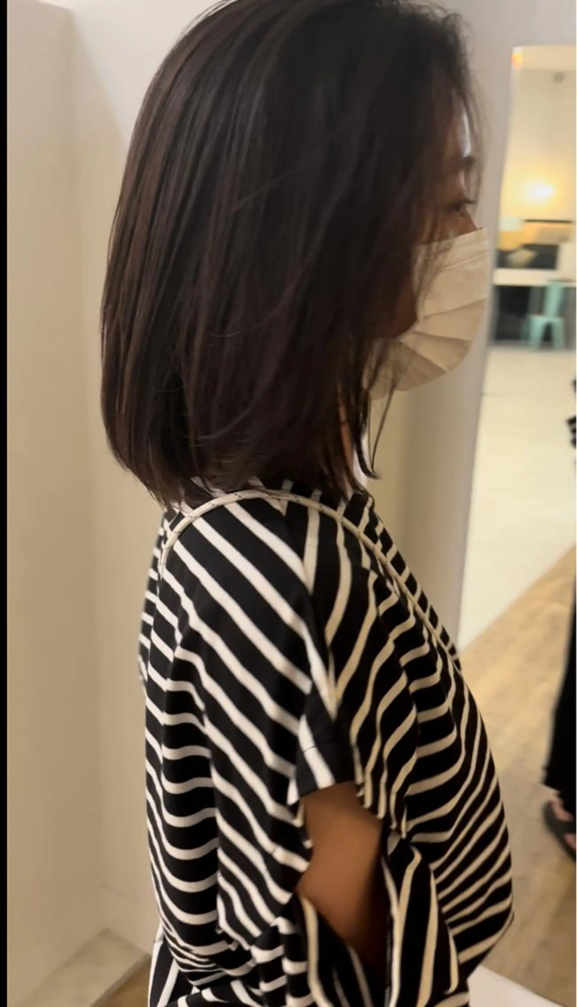 ミディアム 縮毛矯正 BEEST所属・ate 【暖色/ハイトーン】のヘアスタイル