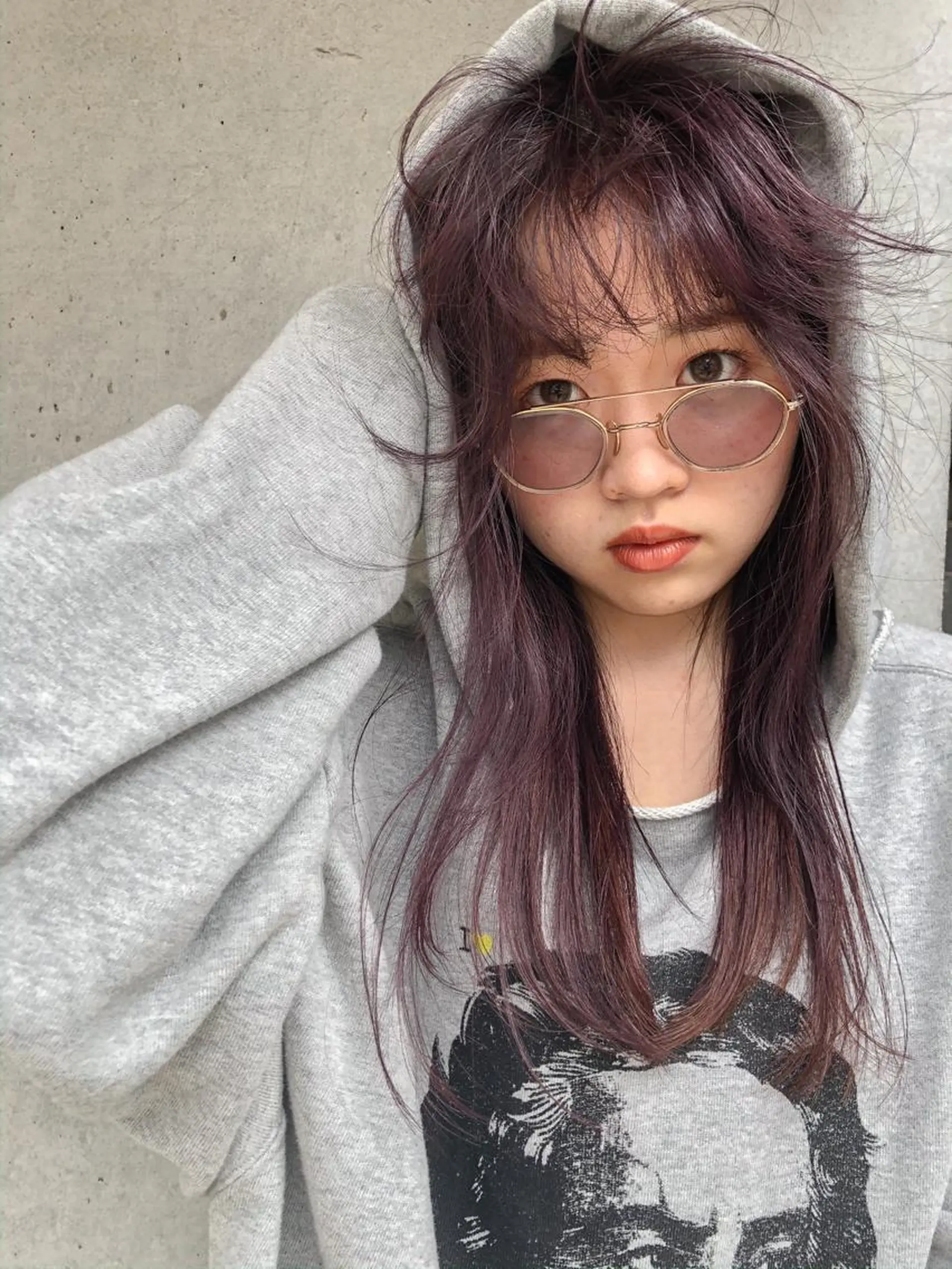 ロング ヘアカラー nessヤマサキ リュウタのヘアスタイル