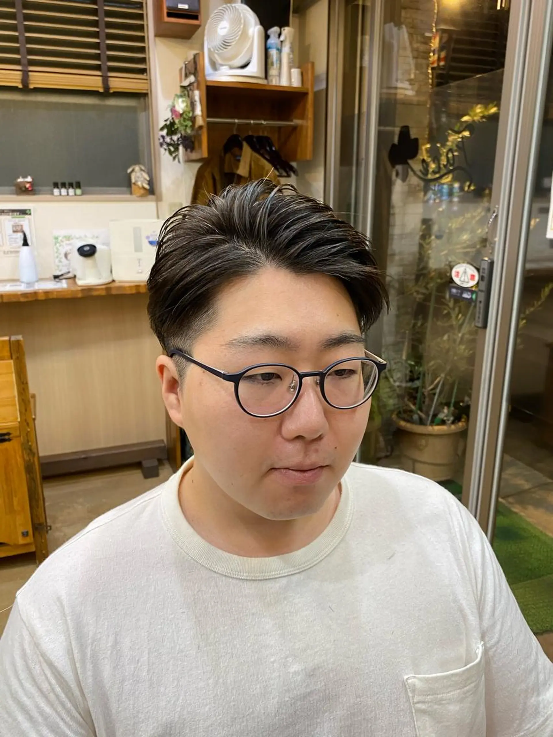 ショート メンズ 浅見 天翔のヘアスタイル