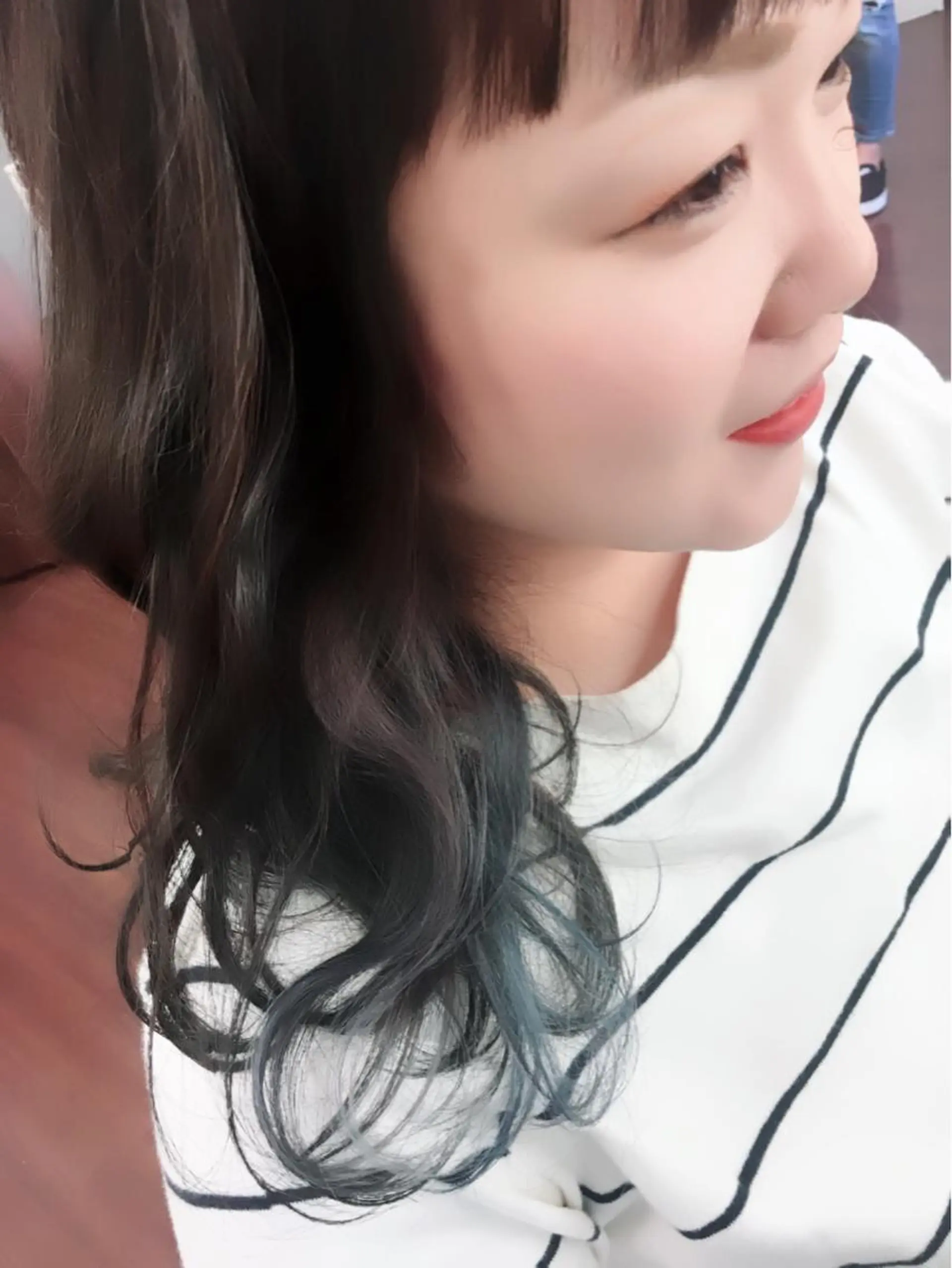 カラー インナーカラー ブリーチ毛縮毛矯正 👑山口のヘアスタイル