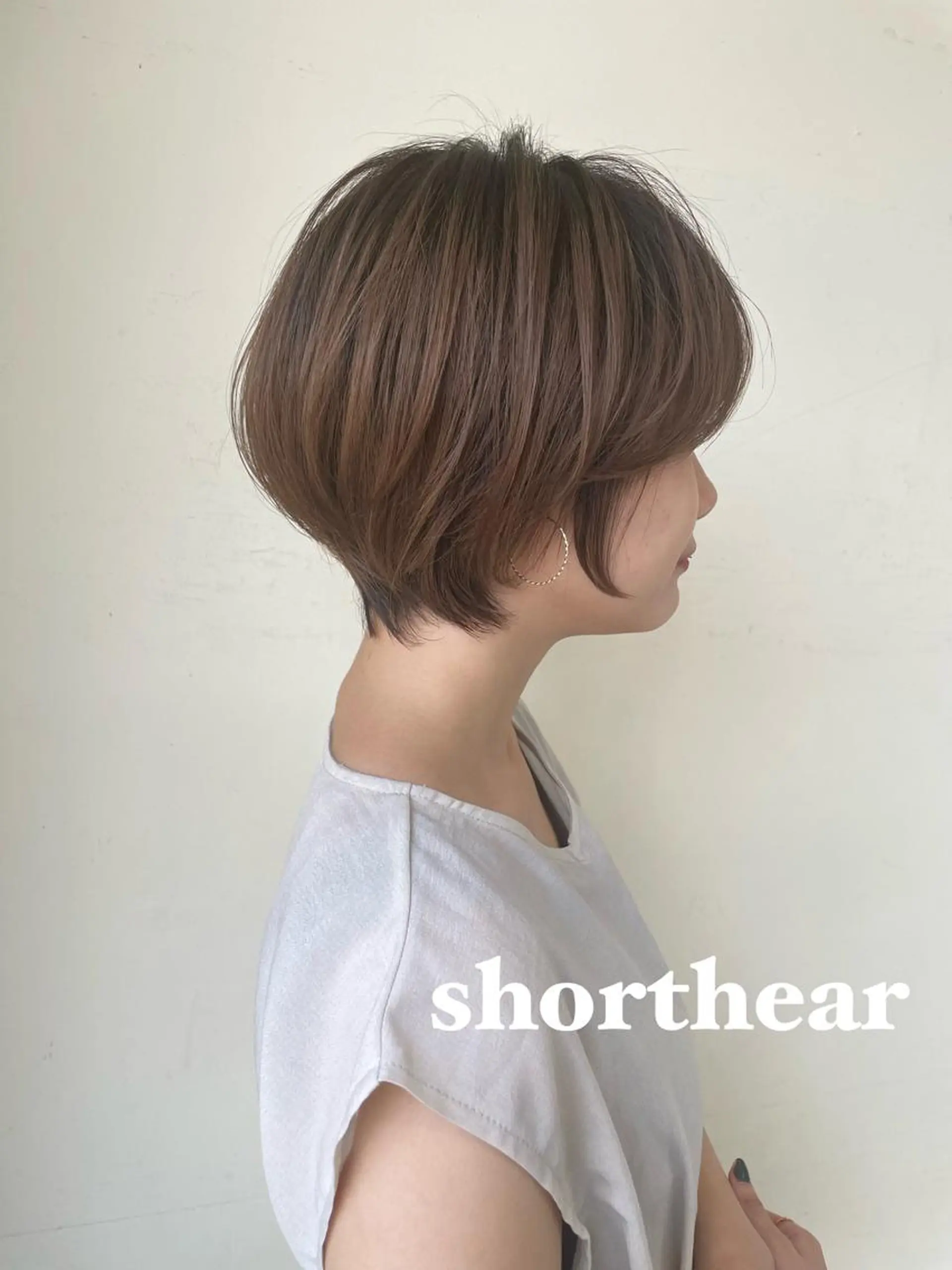 ショート ショートショートボブ うるはのヘアスタイル