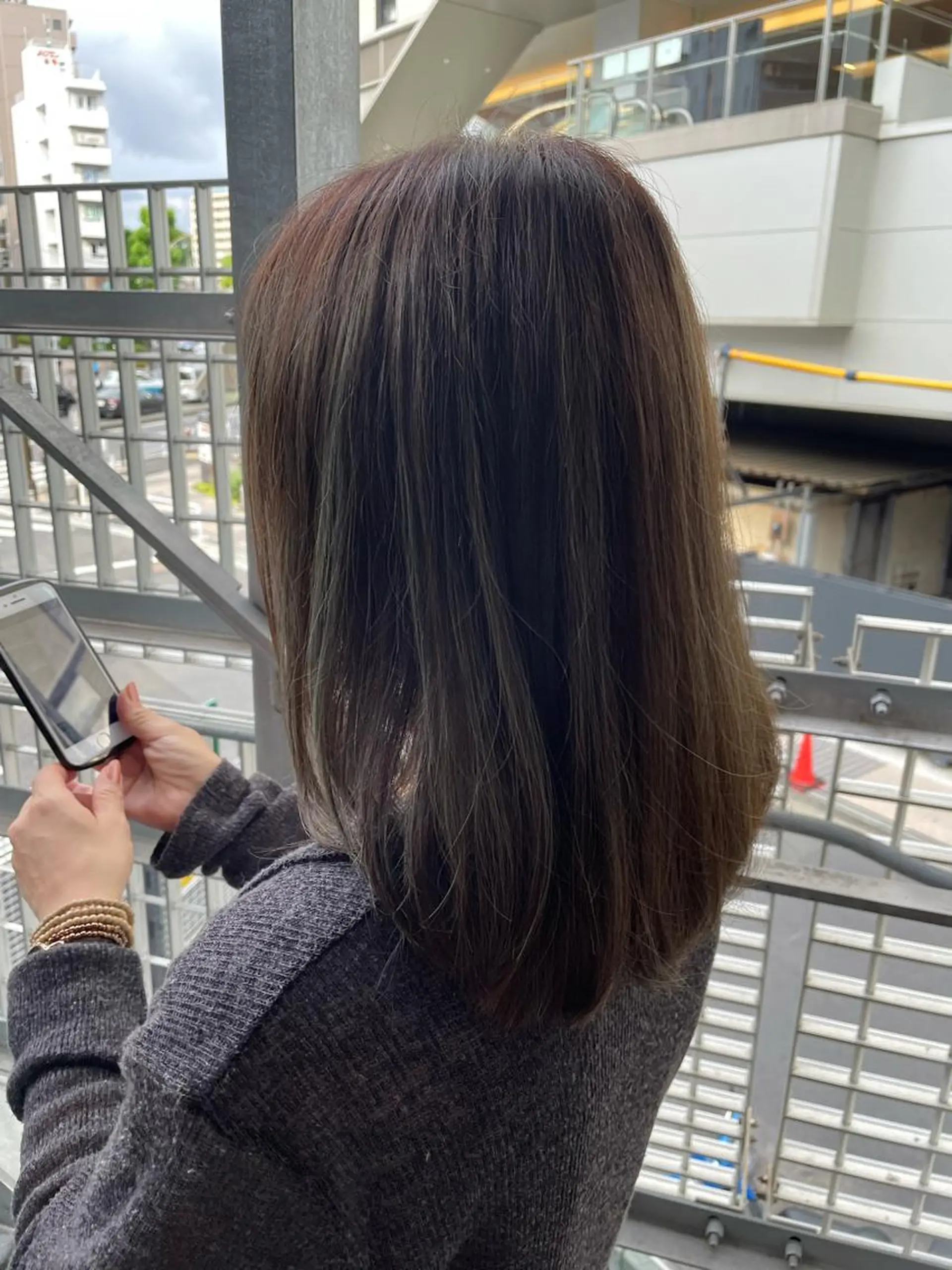 カラー ハイライトカラー カット ヘアカラー トリートメント 🍬kanami 🍬ボブ/暖色カラーのヘアスタイル