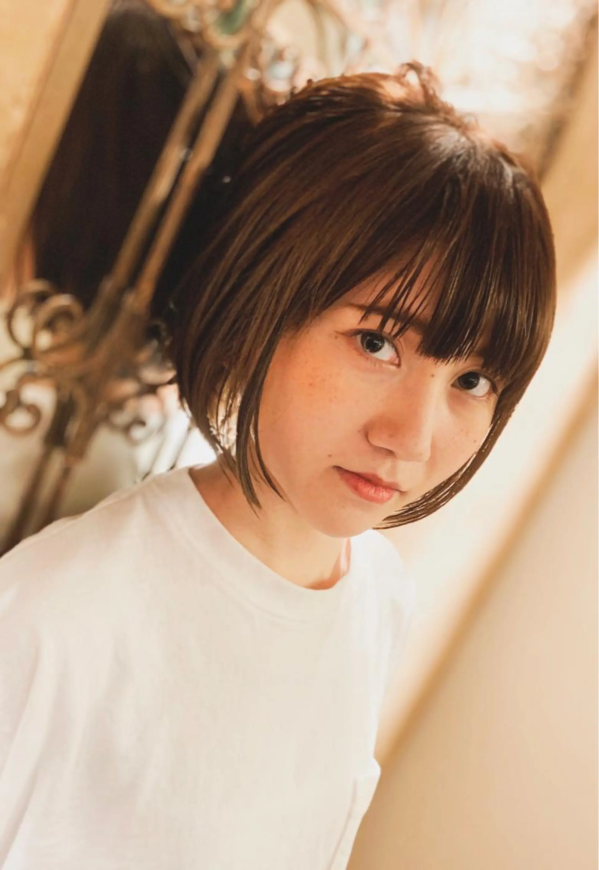 ショート カラー パーマ ヘアアレンジ 美艶ボブ 石井一成のヘアスタイル