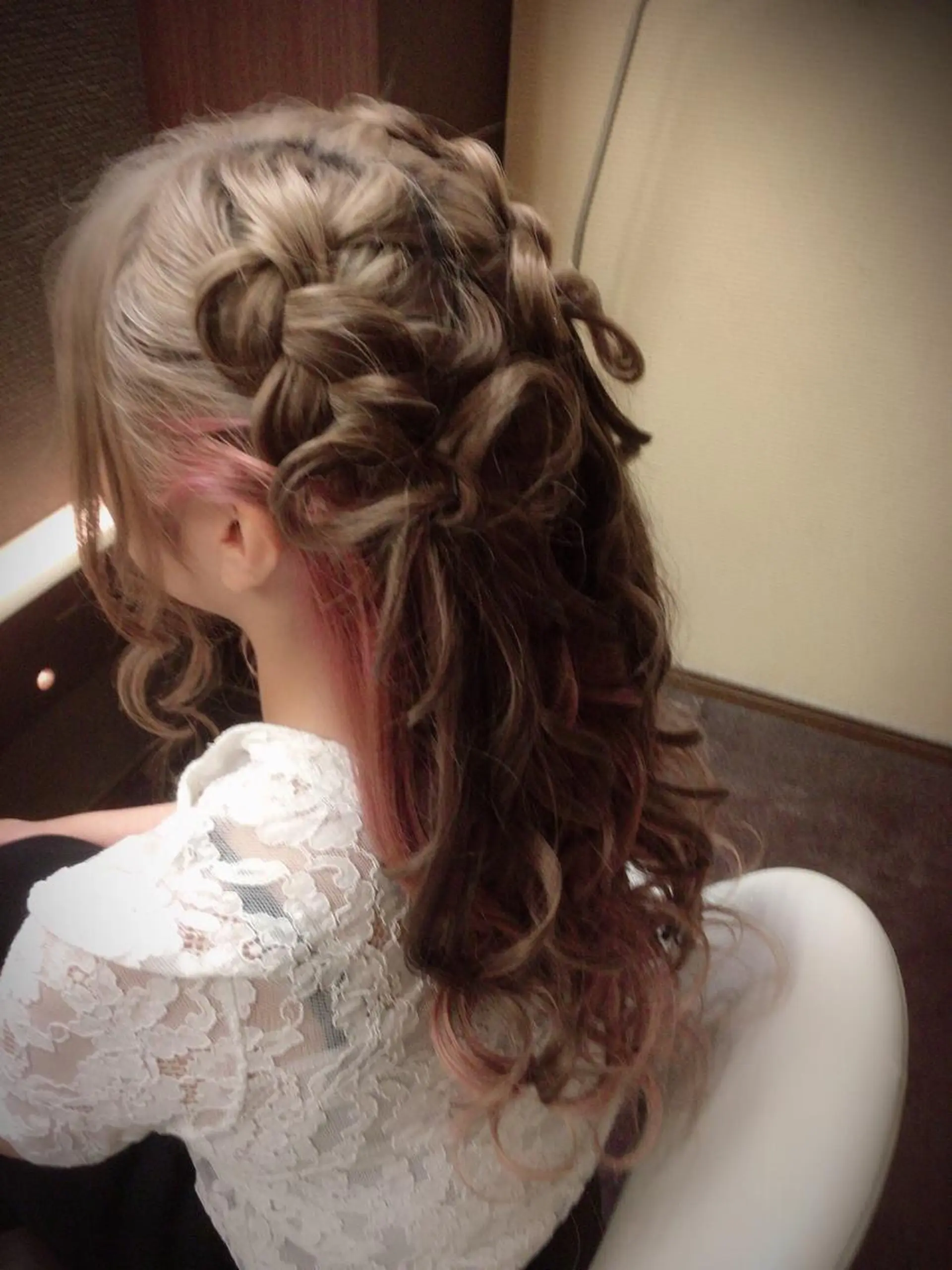 ロング ヘアアレンジ セット&メイク RICK trickのヘアスタイル