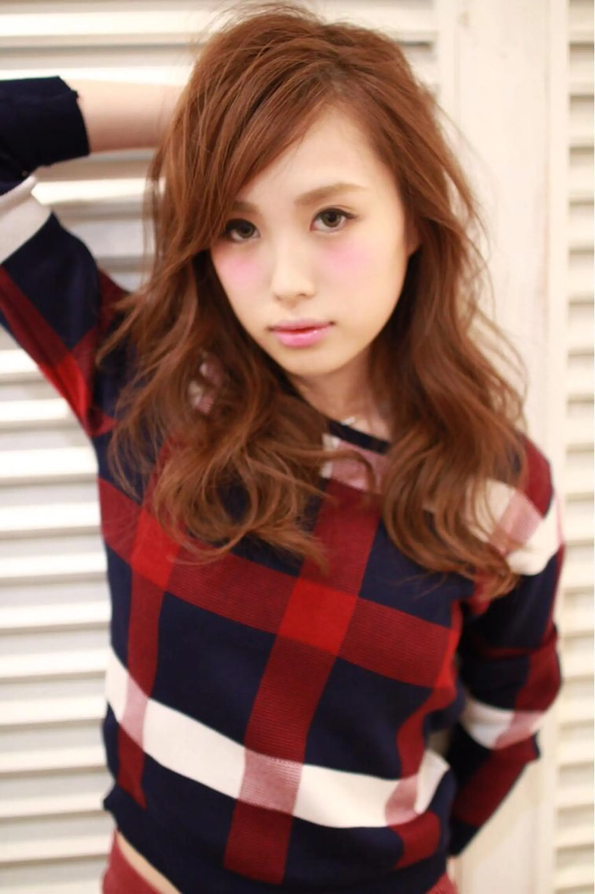 ロング カラー パーマ レイヤーカット ロング 神野 雅樹のヘアスタイル