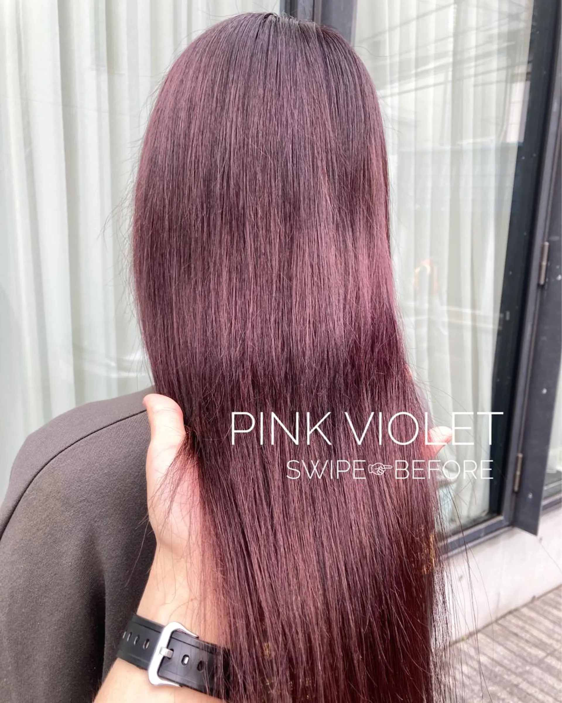 ロング カラー パーマ ヘアアレンジ Zina渋谷エリア マネージャShionのヘアスタイル