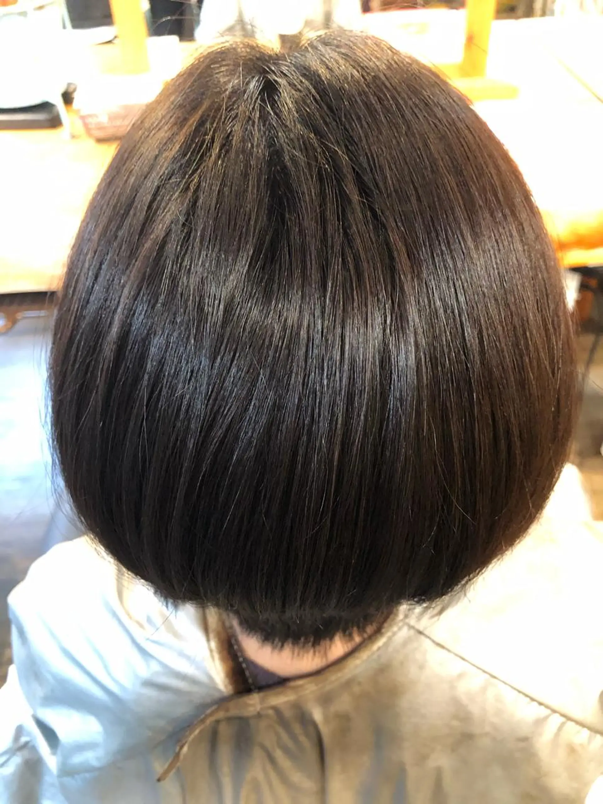 カラー ショートボブ アッシュ ブルーカラー ブルーアッシュ ボブ ISHIMORI  のヘアスタイル