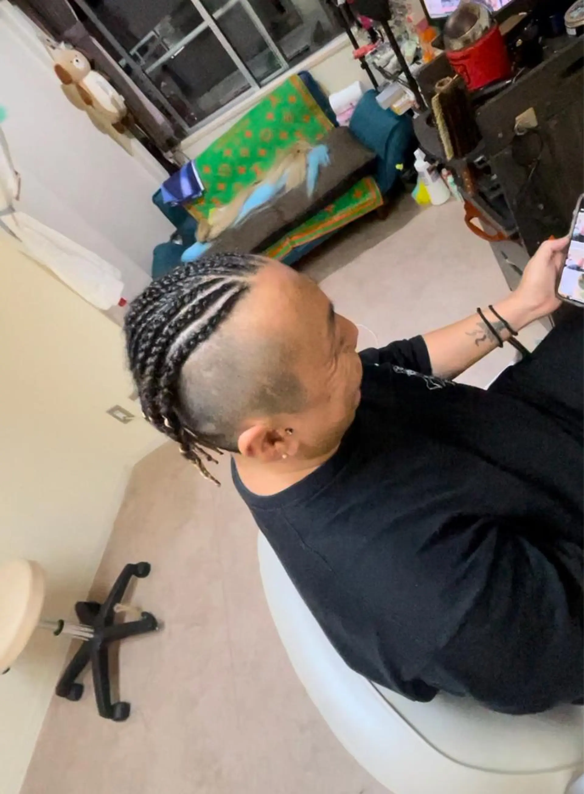 ショート パーマ ヘアアレンジ メンズ エクステ 1109   西新宿所属・メンズ大歓迎‼︎ ✨seigo✨のヘアスタイル