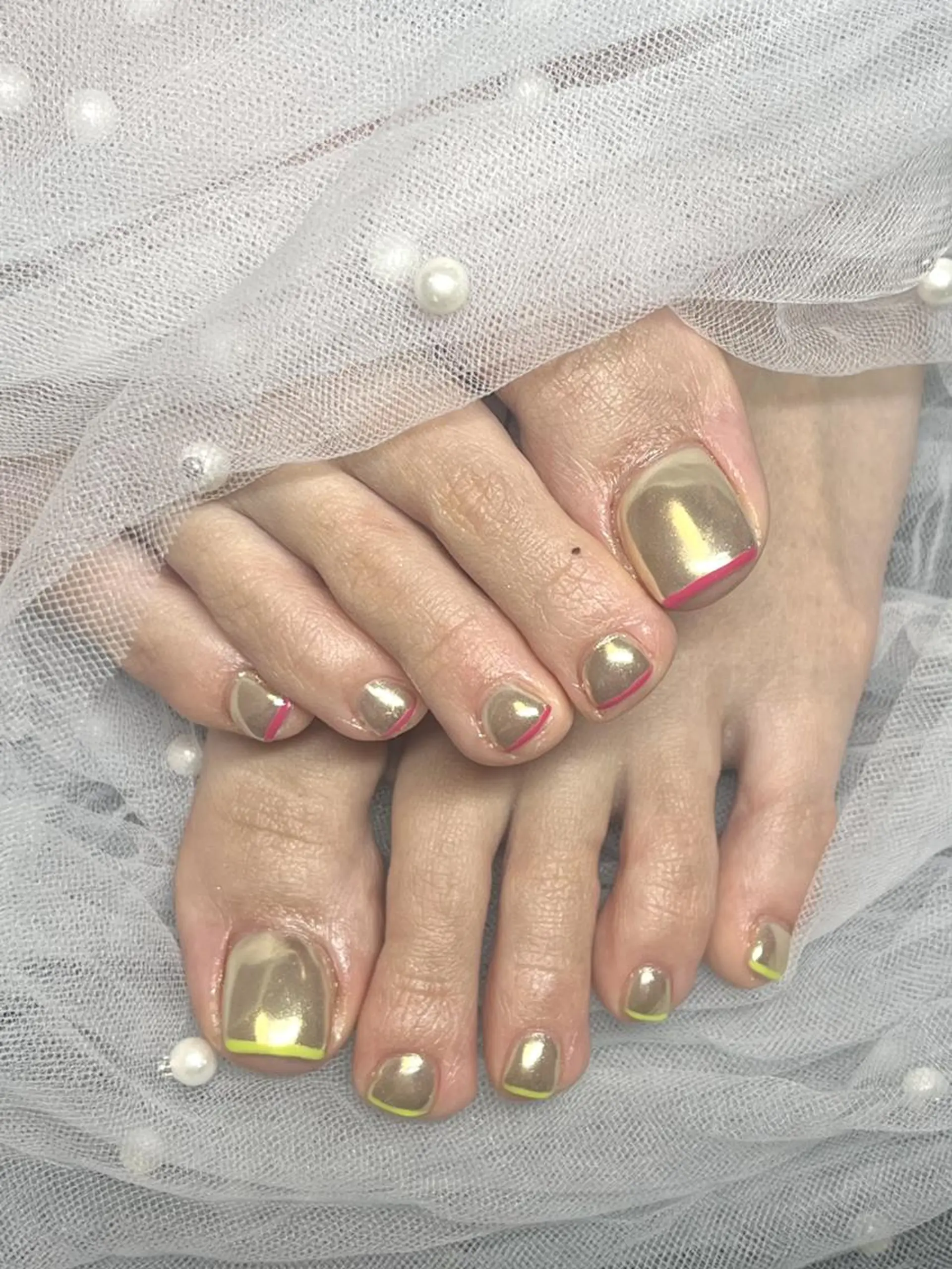 ネイル フットネイル Ribbon佐野店 小泉のネイルデザイン