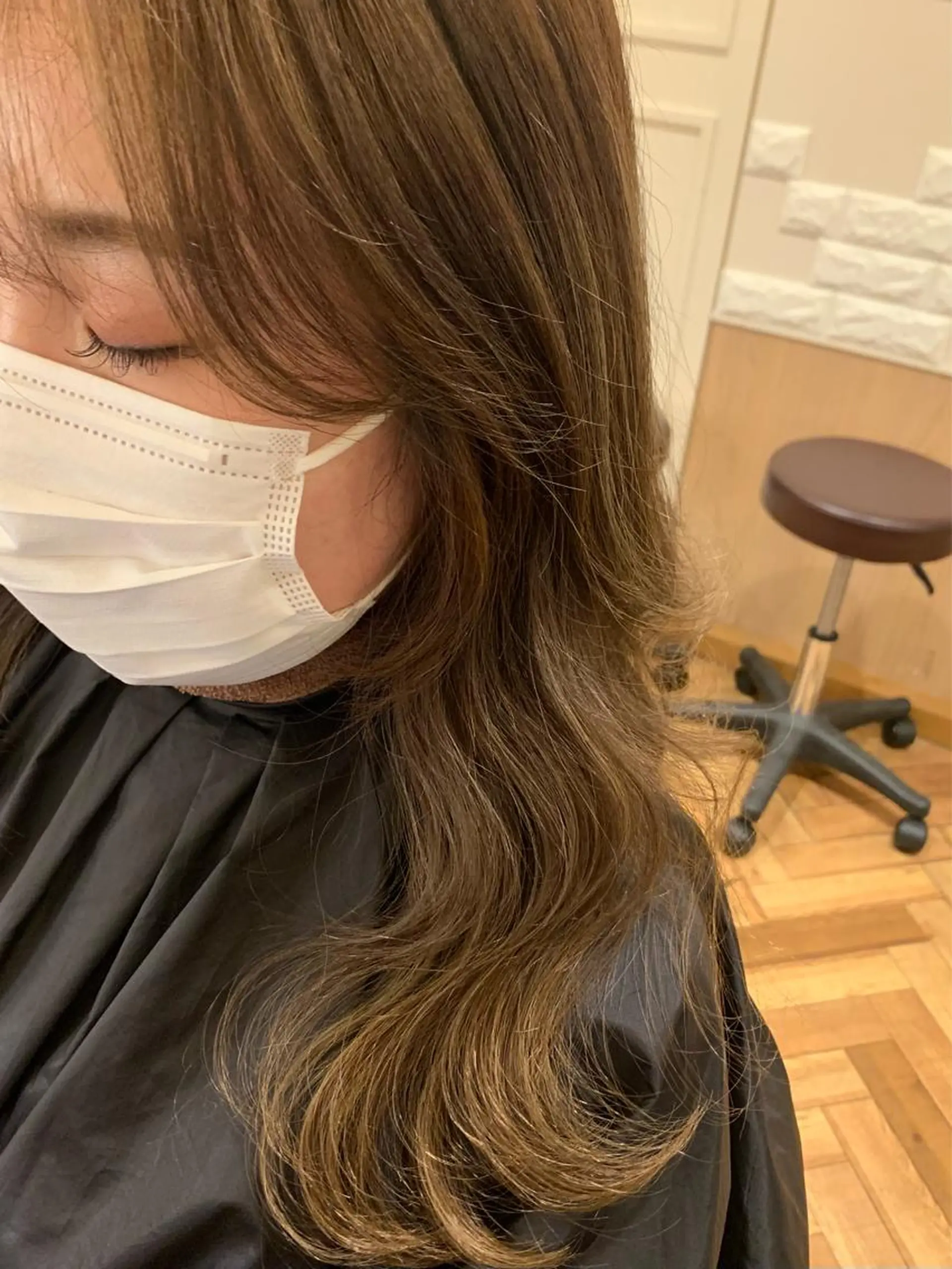 ロング u n aのヘアスタイル